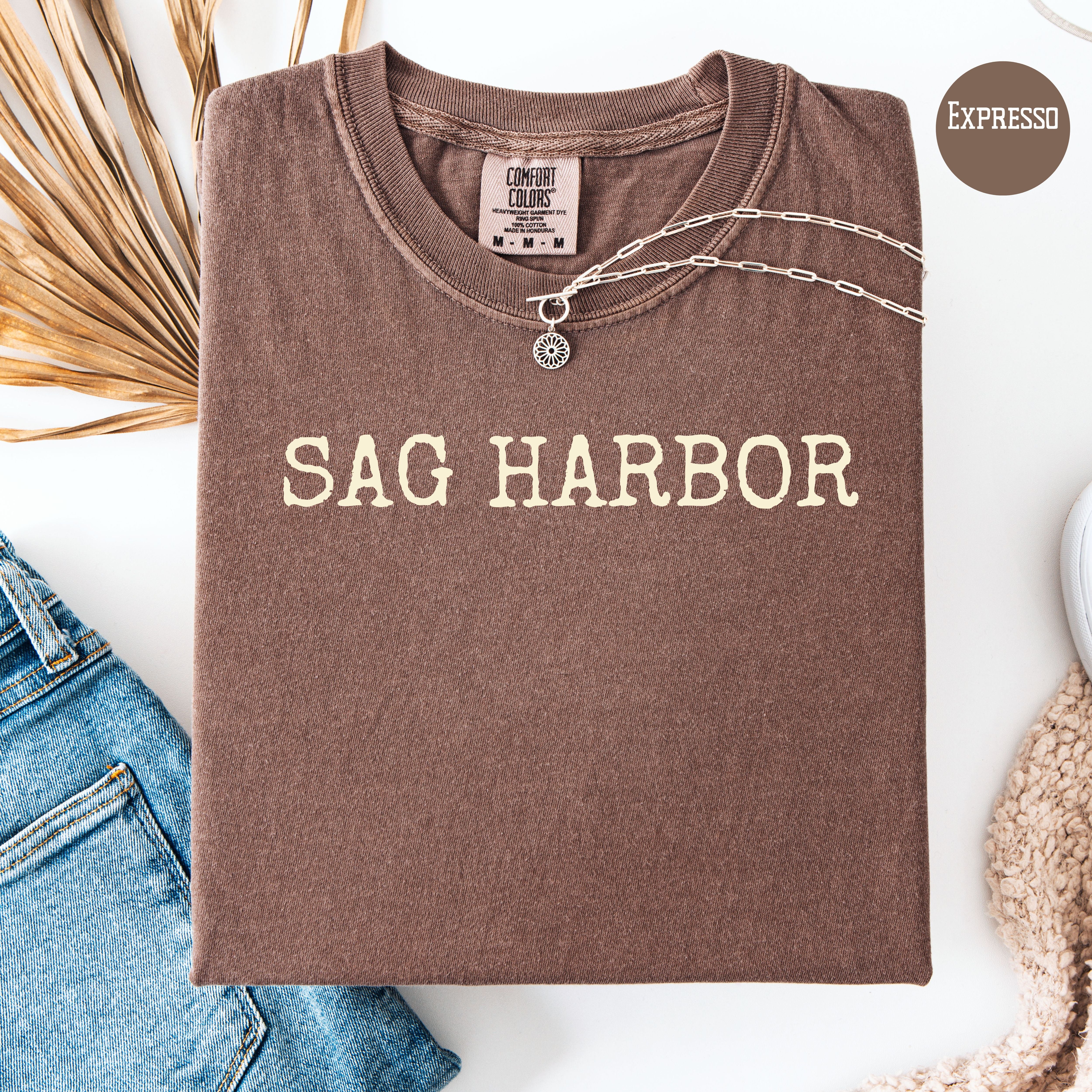 Sag Harbor Hamptons Comfort Colors Vacation Beach Tee
