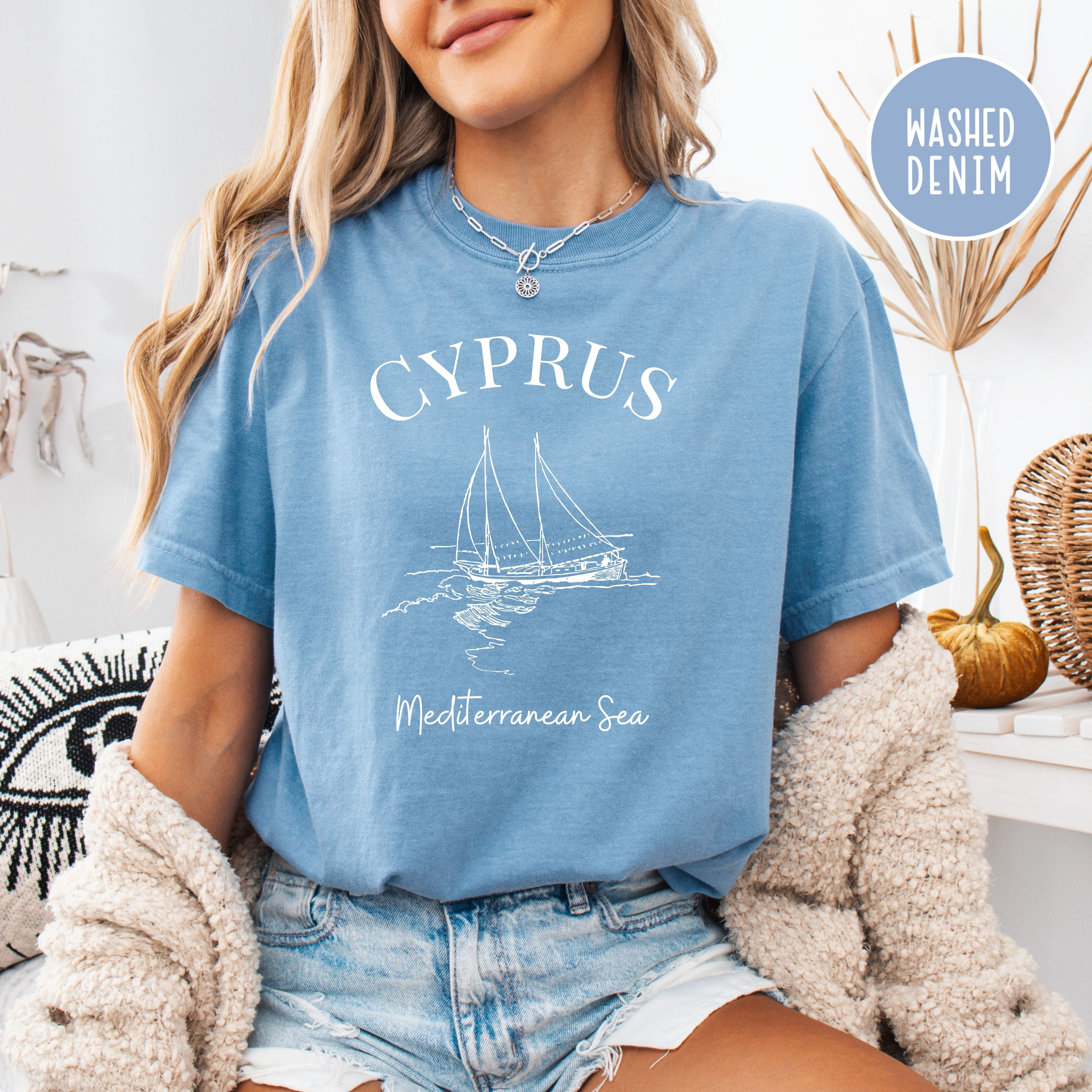 Cyprus Island Sailing Comfort Colors® Tee