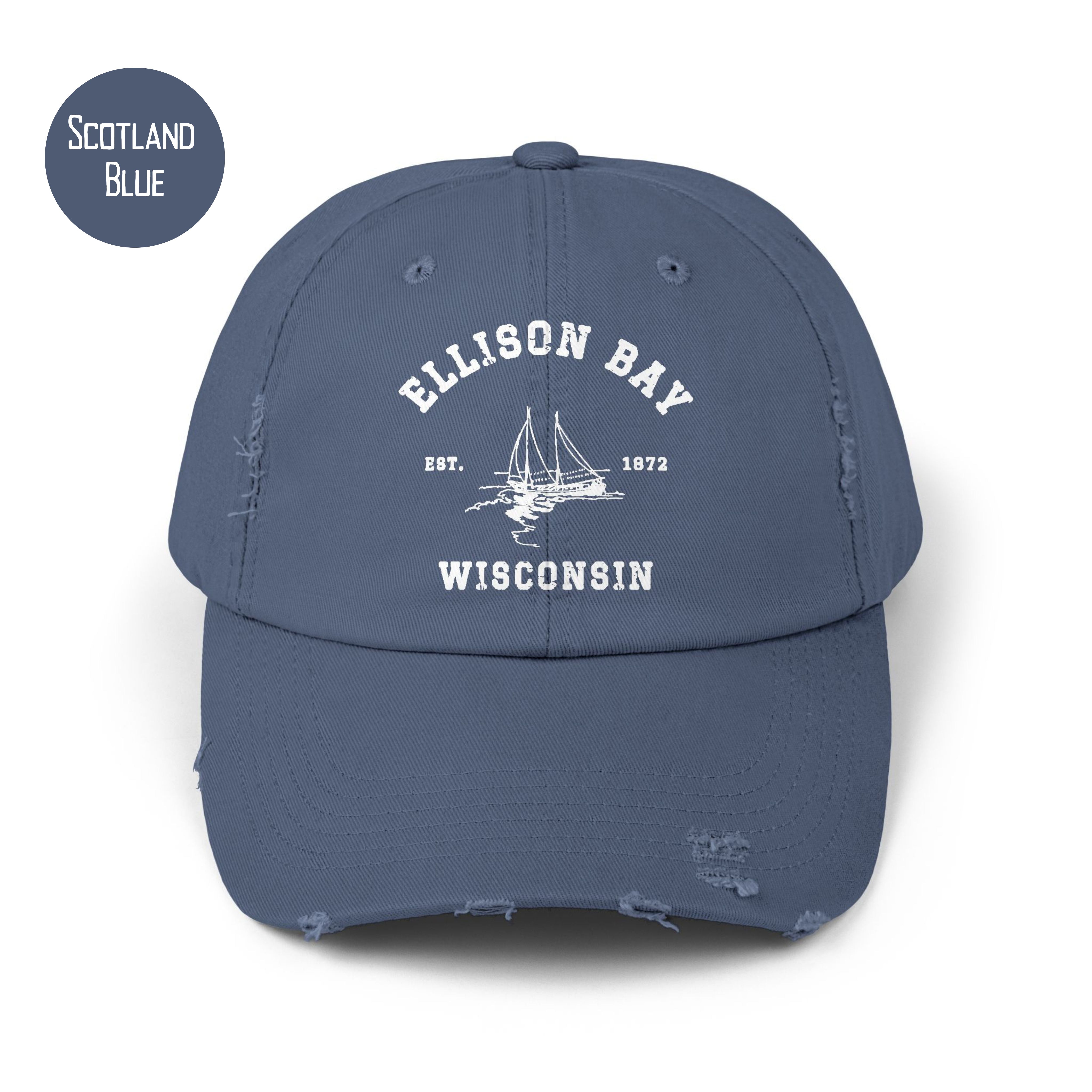 Ellison Bay Grunge Style Baseball Caps