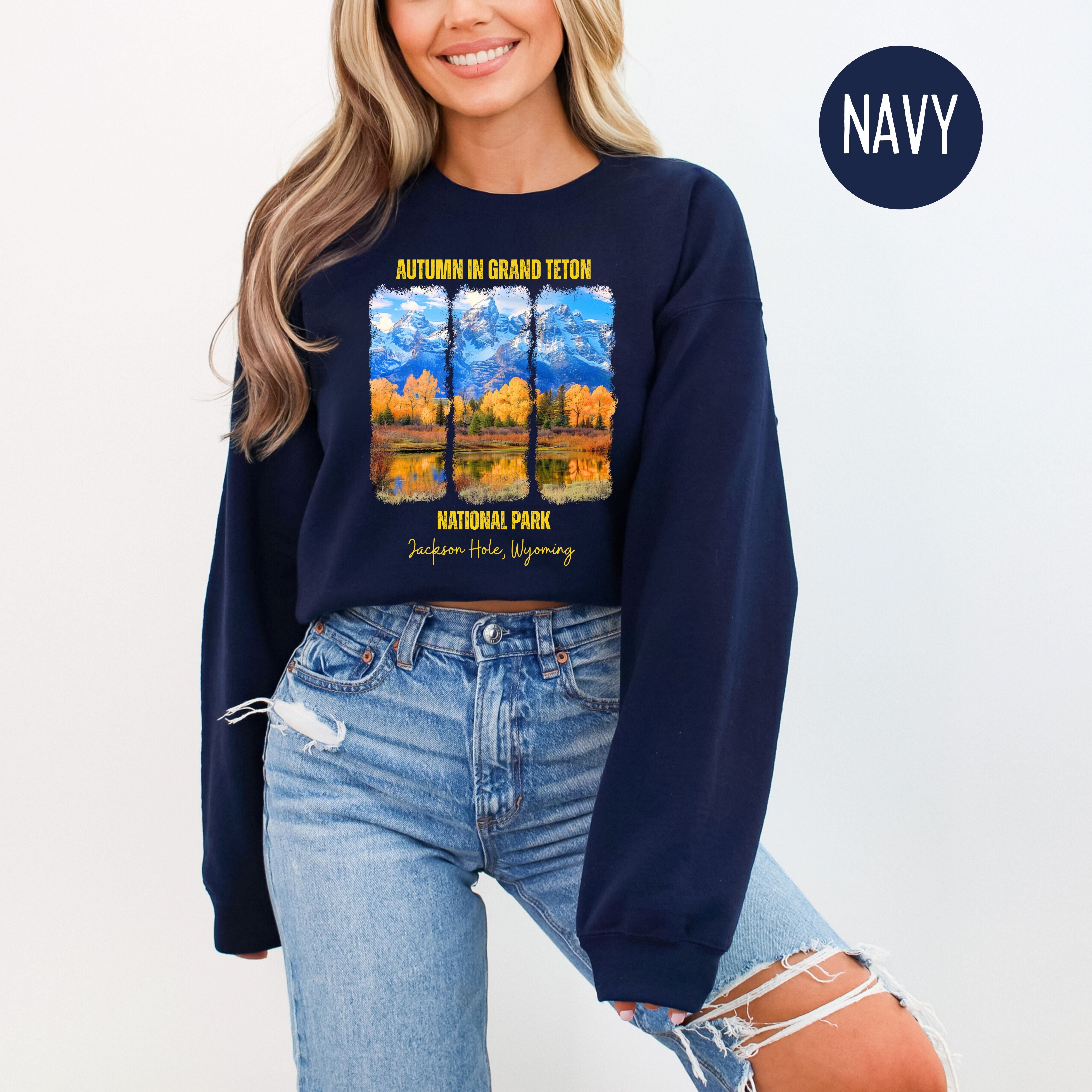 Grand Teton National Park Adult Unisex Sweatshirt