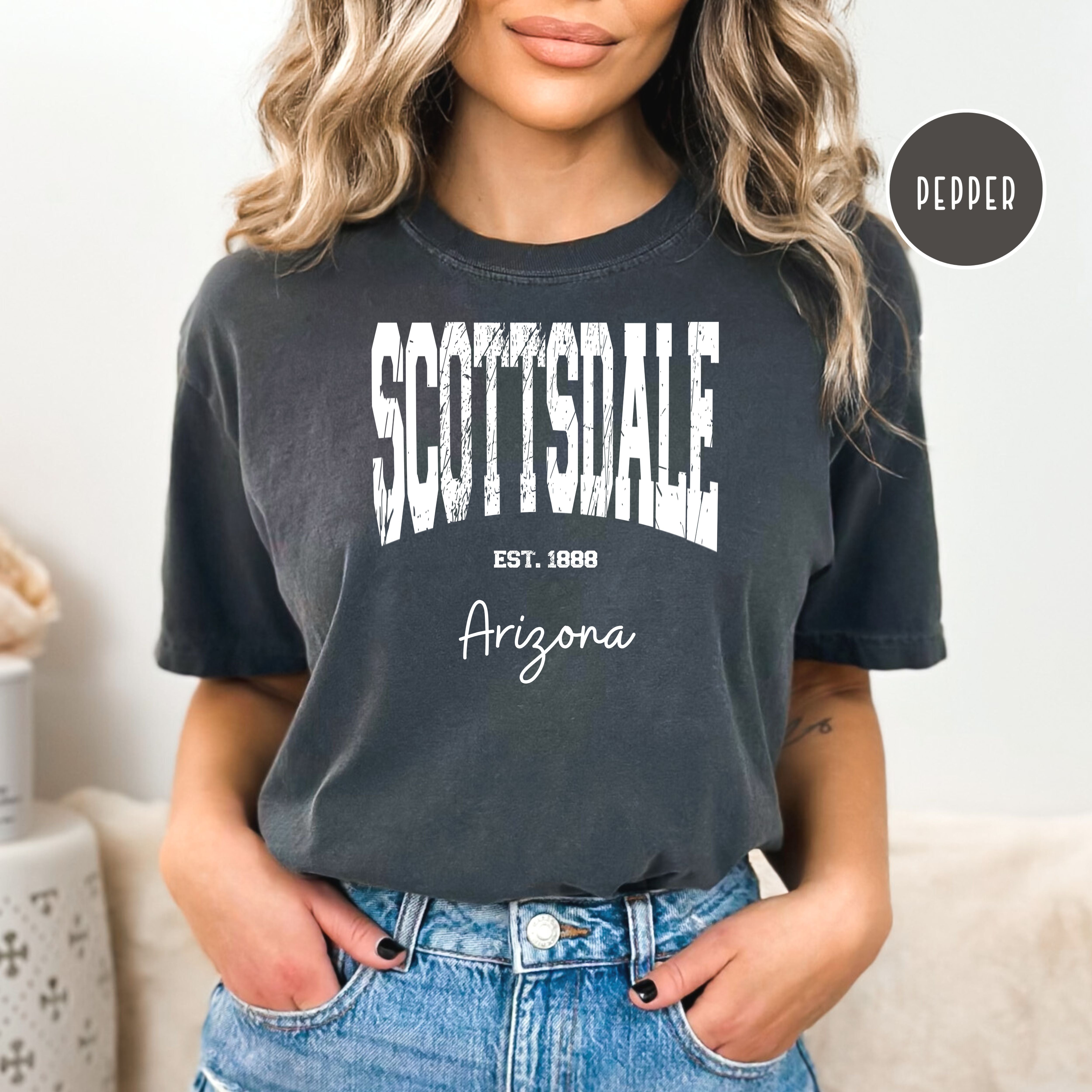 Scottsdale Arizona Grunge Style Comfort Colors® Tee