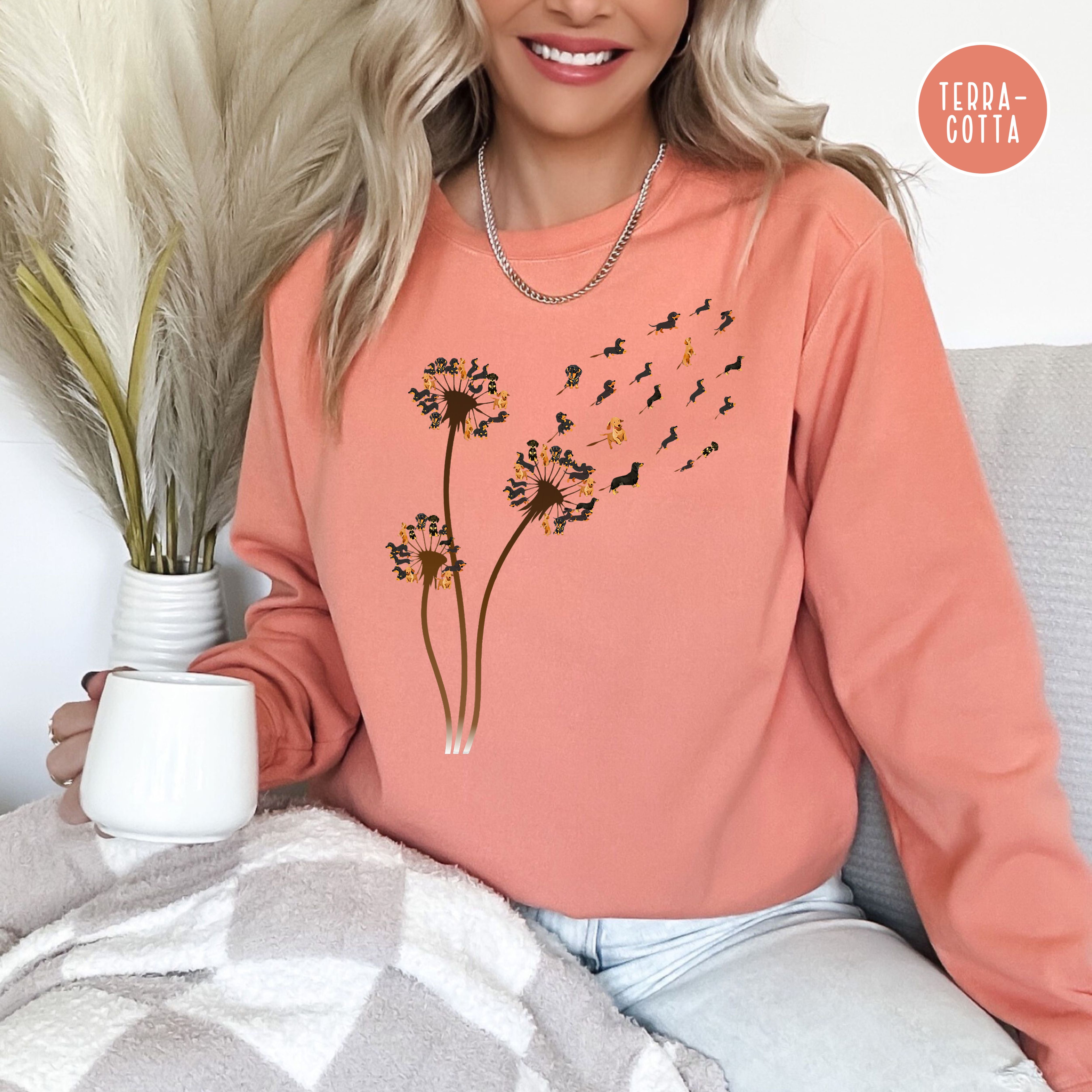 Doxie Dandelion Comfort Colors® Sweatshirt