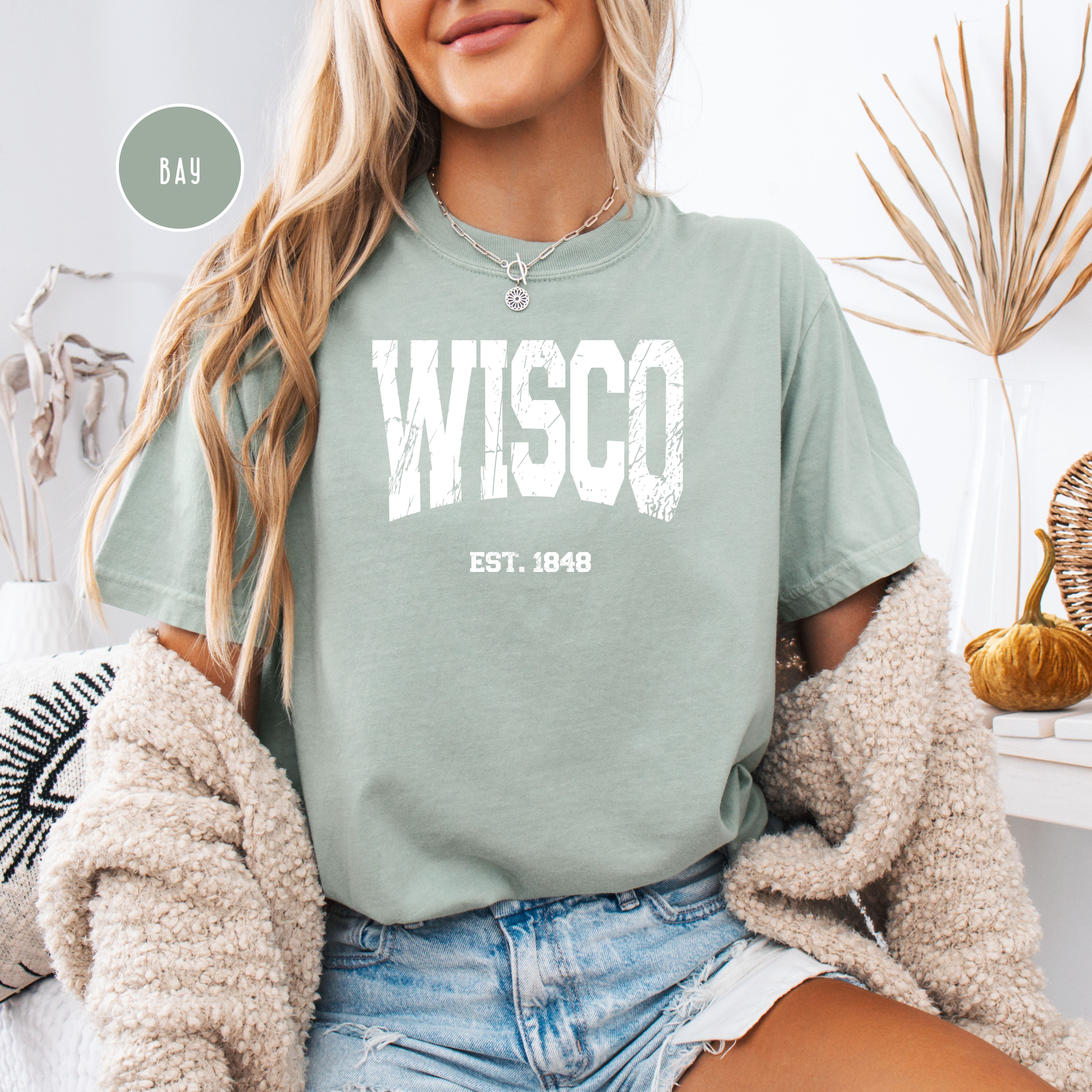 WISCO (Wisconsin) Grunge Comfort Colors® Tee