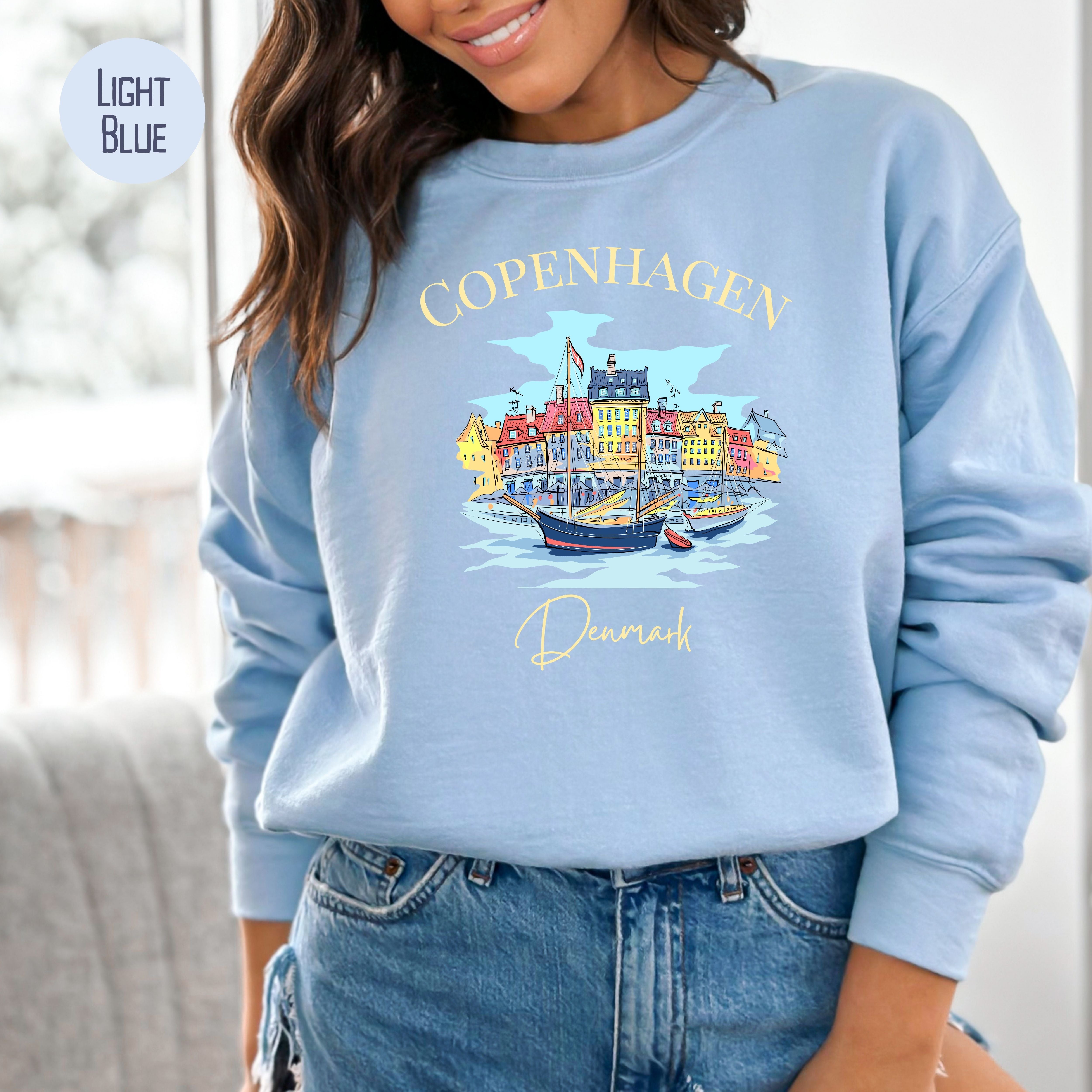 Copenhagen Denmark Vacation Gift Crewneck Sweatshirt