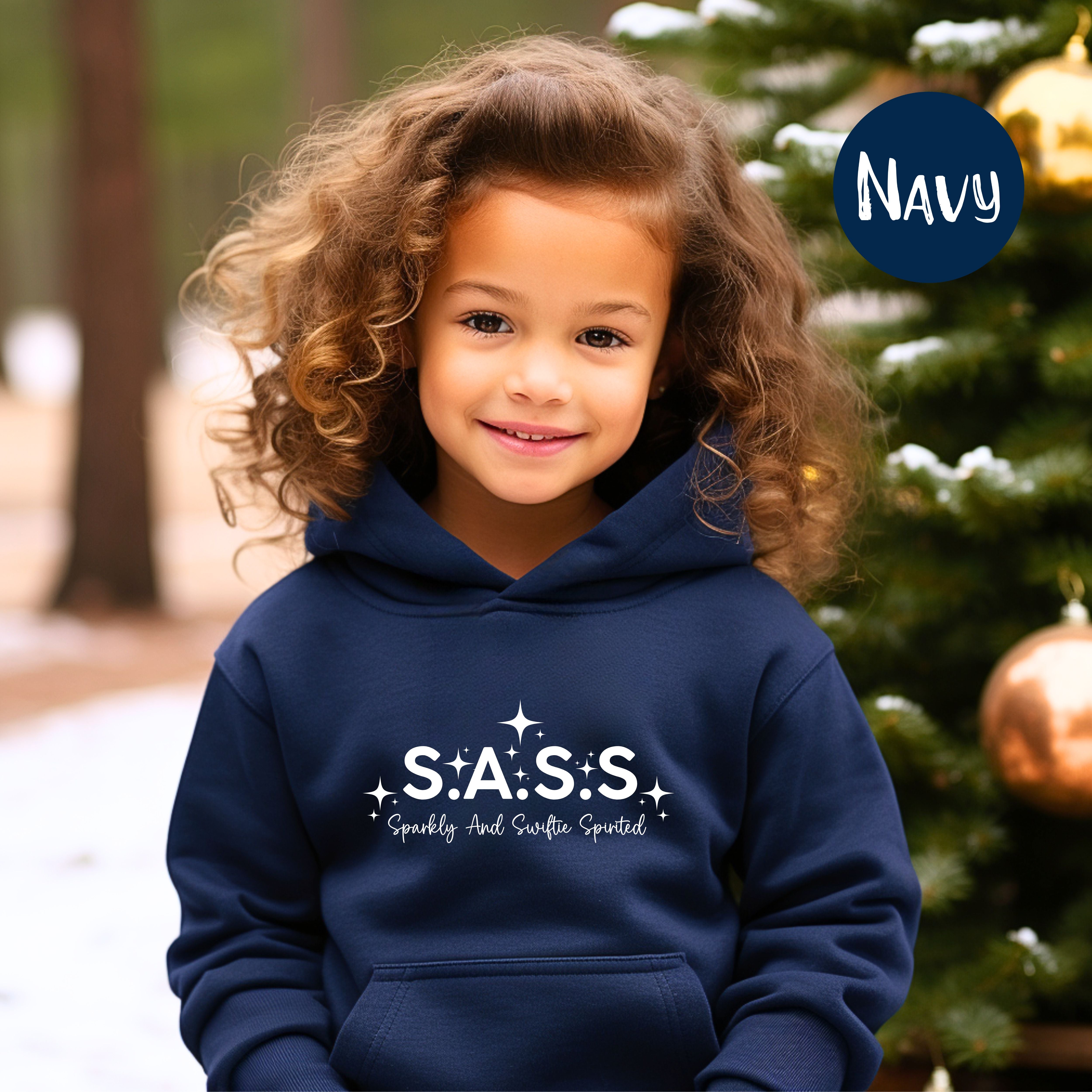 Swiftie Fans Children's Pullover Hoodie, Sparkly And Swiftie Spirited SASS Youth Hoodie