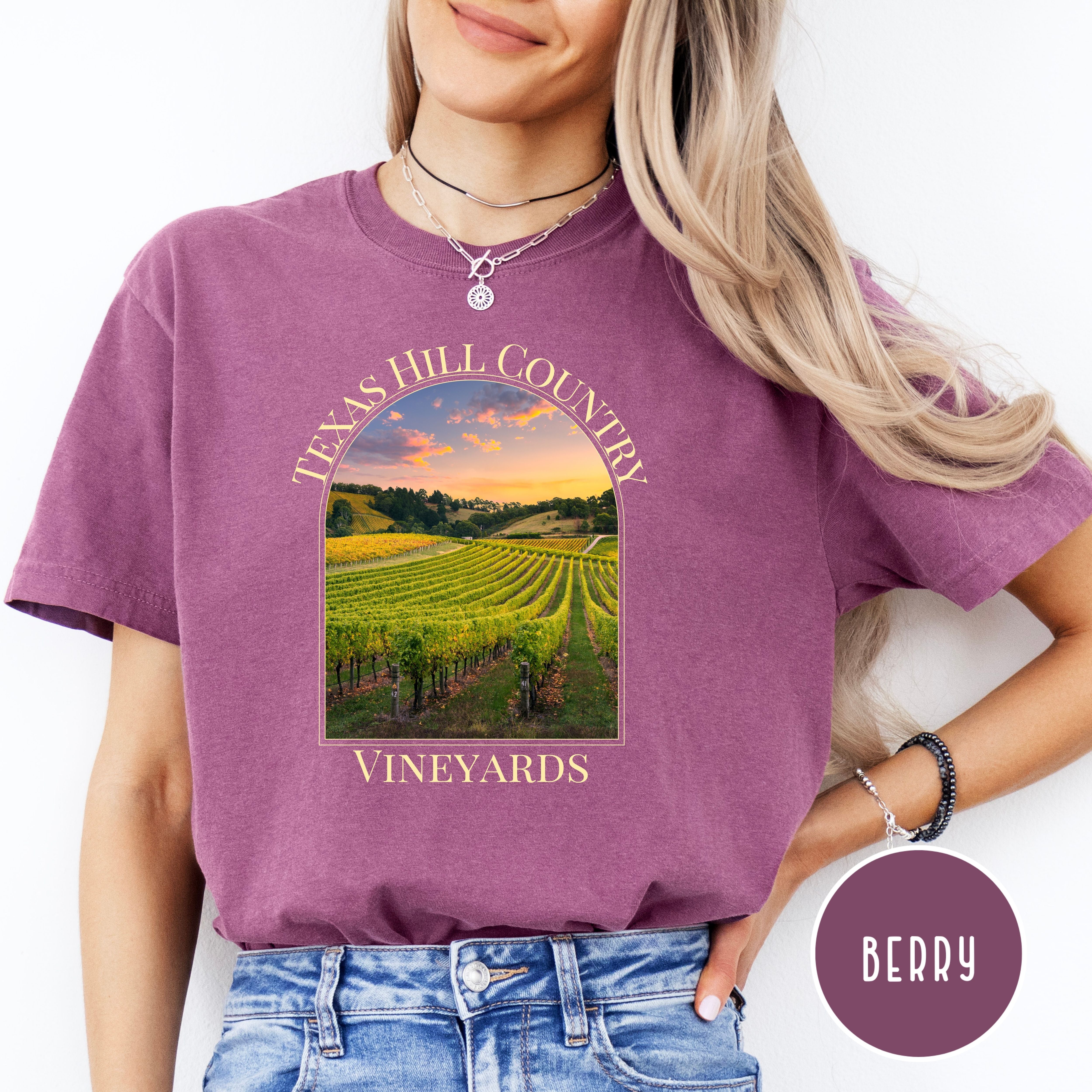 Texas Hill Country Vineyards Comfort Colors® Tee