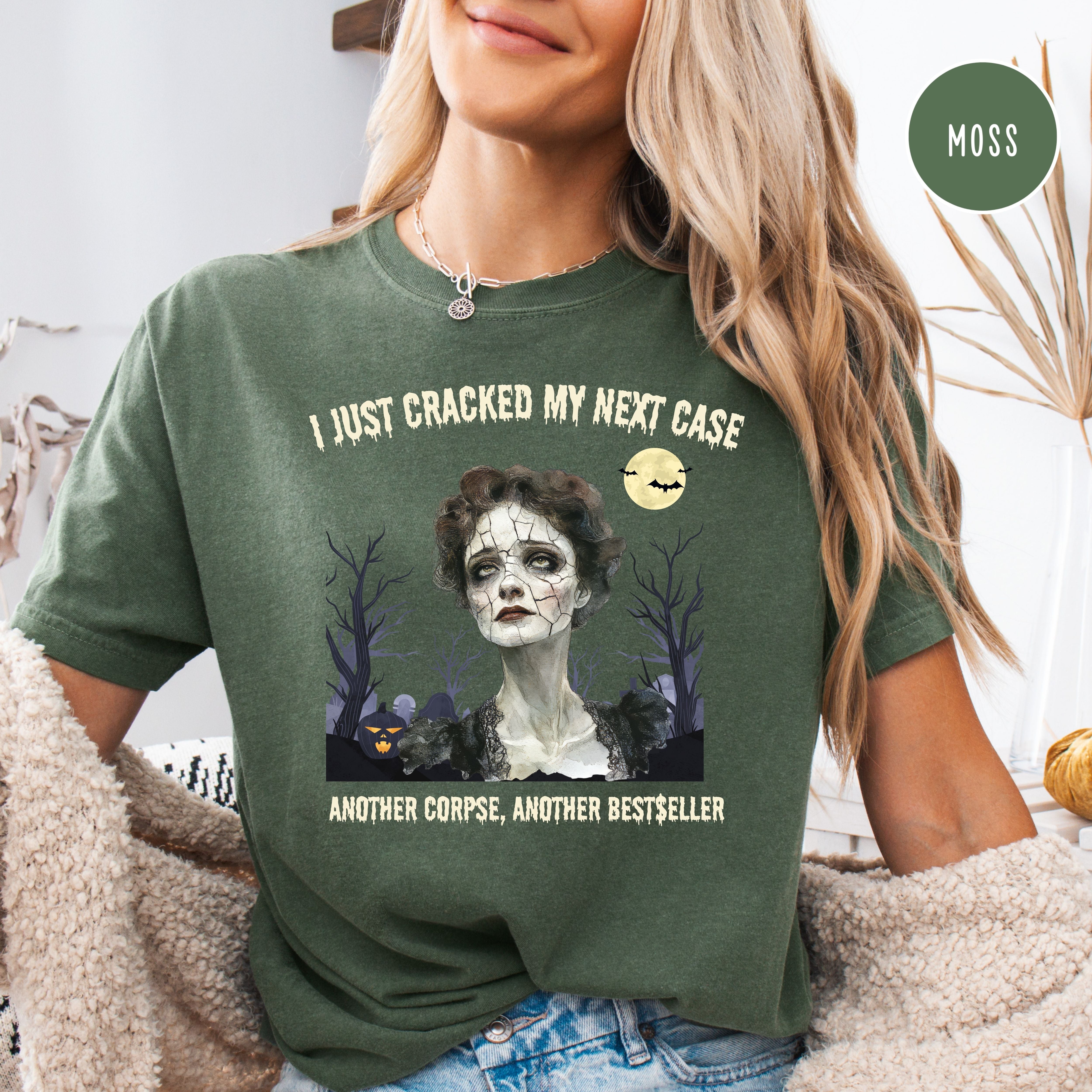 Murder Mystery Writer Halloween Comfort Colors Tee