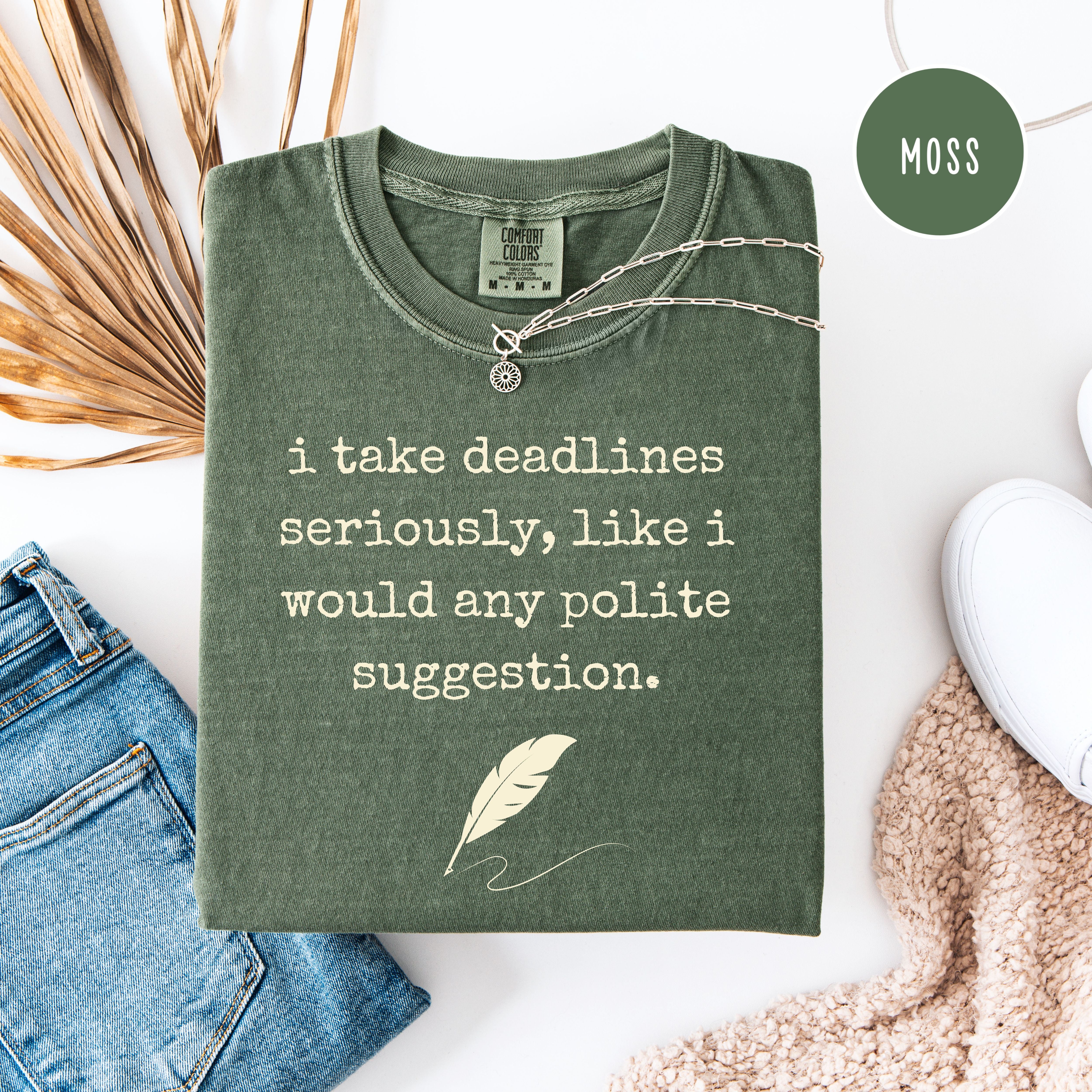 Writer Comfort Colors Unisex Gift For Authors, Songwriter Gift, College Student Tee