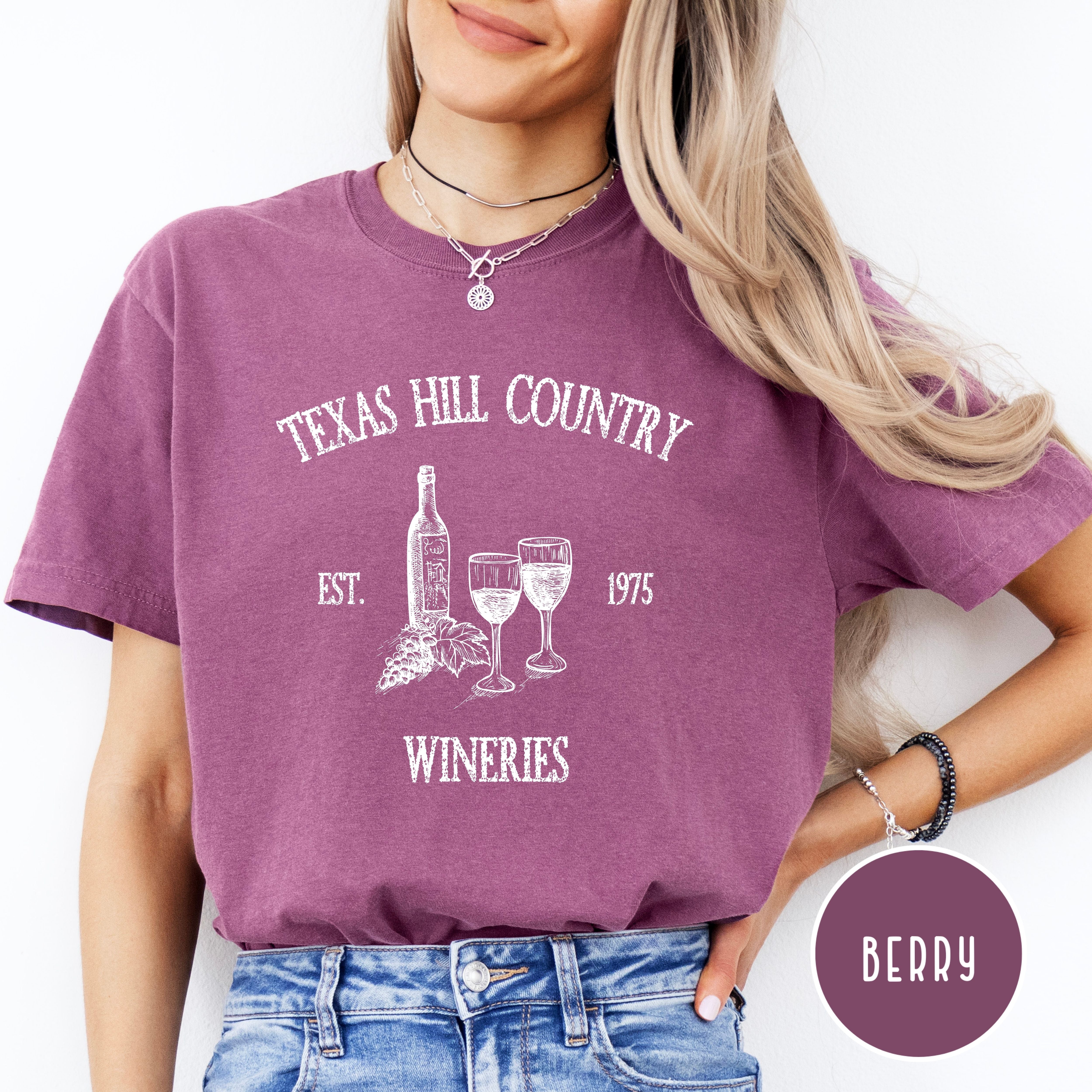 Texas Hill Country Wineries Comfort Colors® Tee