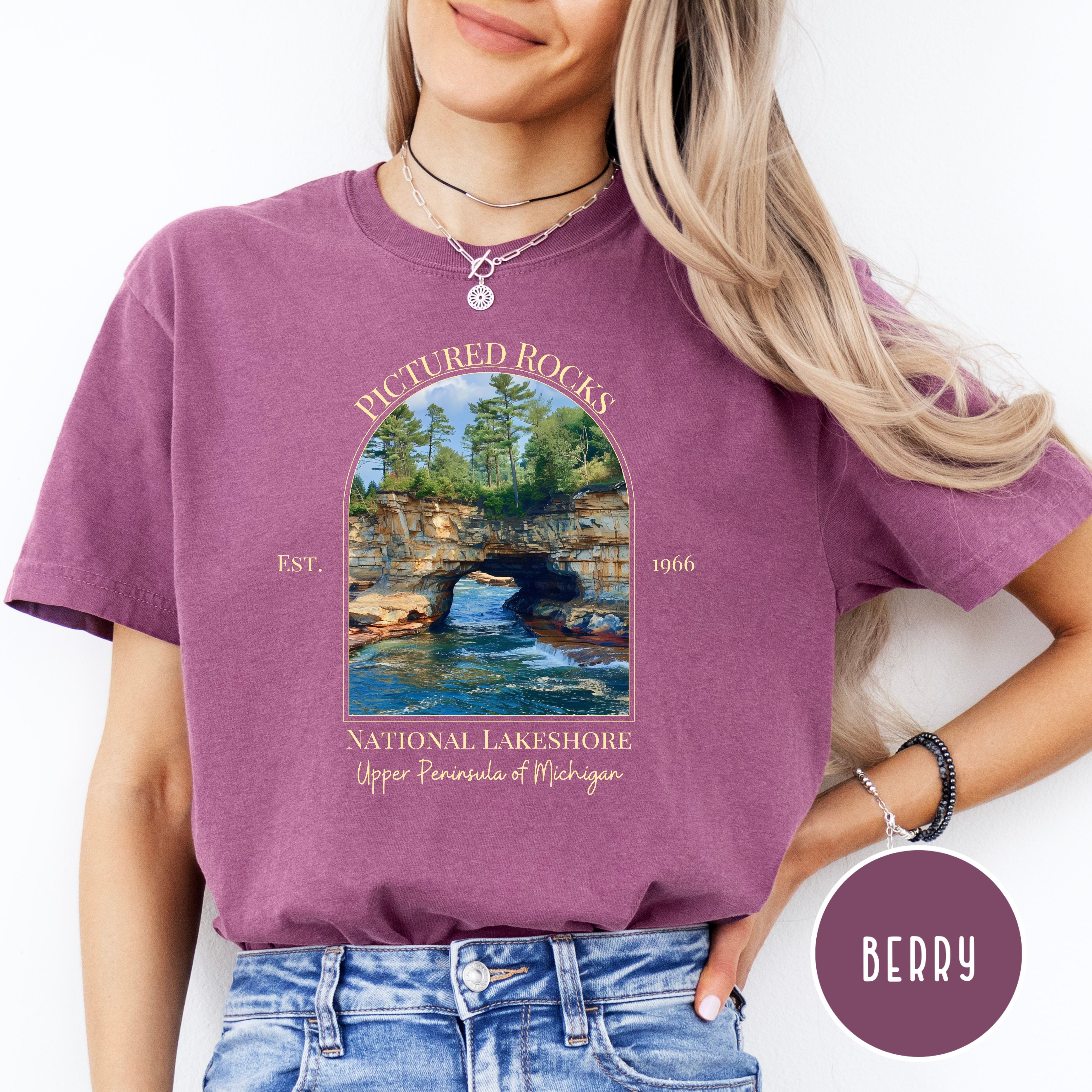Pictured Rocks National Lakeshore UP of Michigan Comfort Colors® Tee