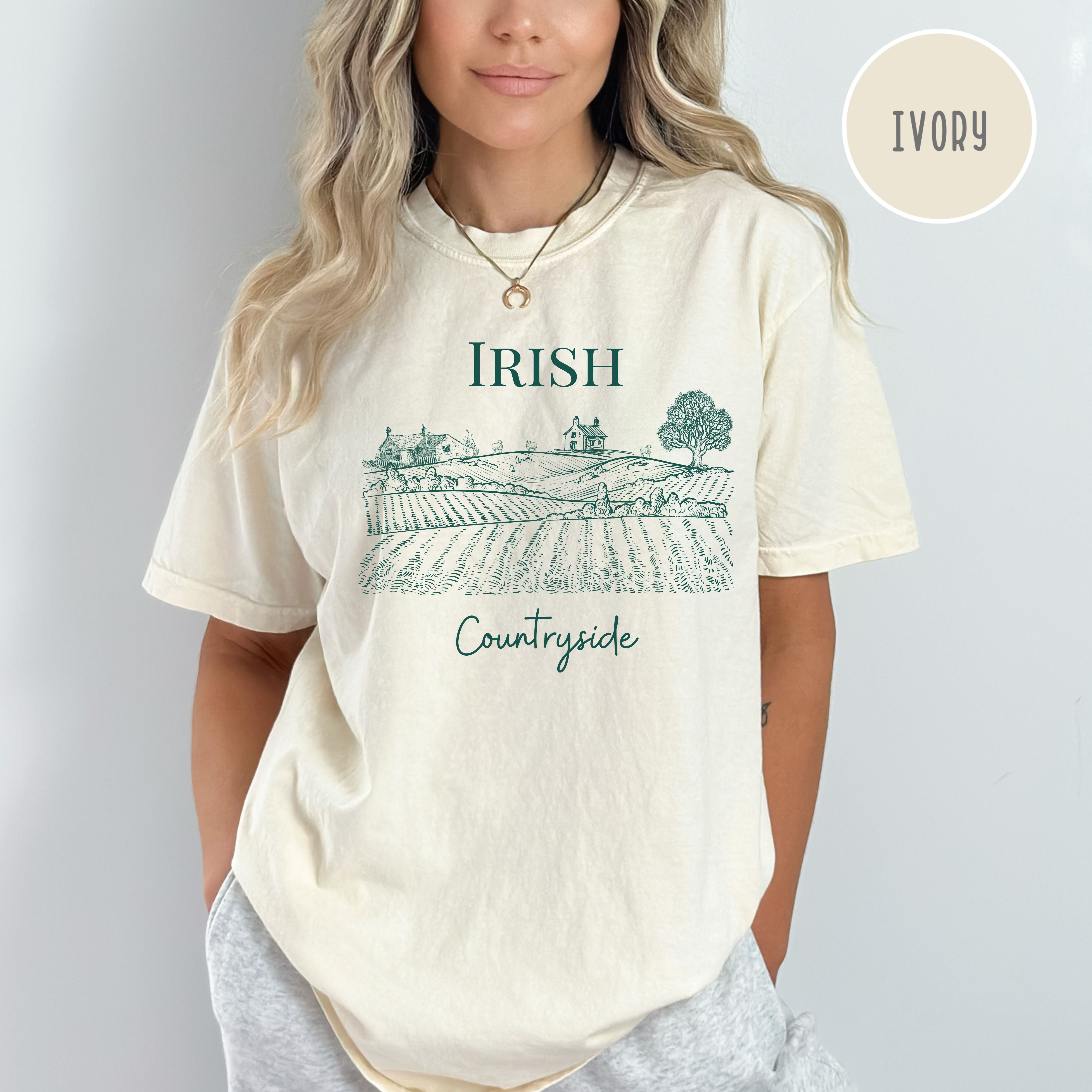 Irish Countryside Comfort Colors® Ireland Tee