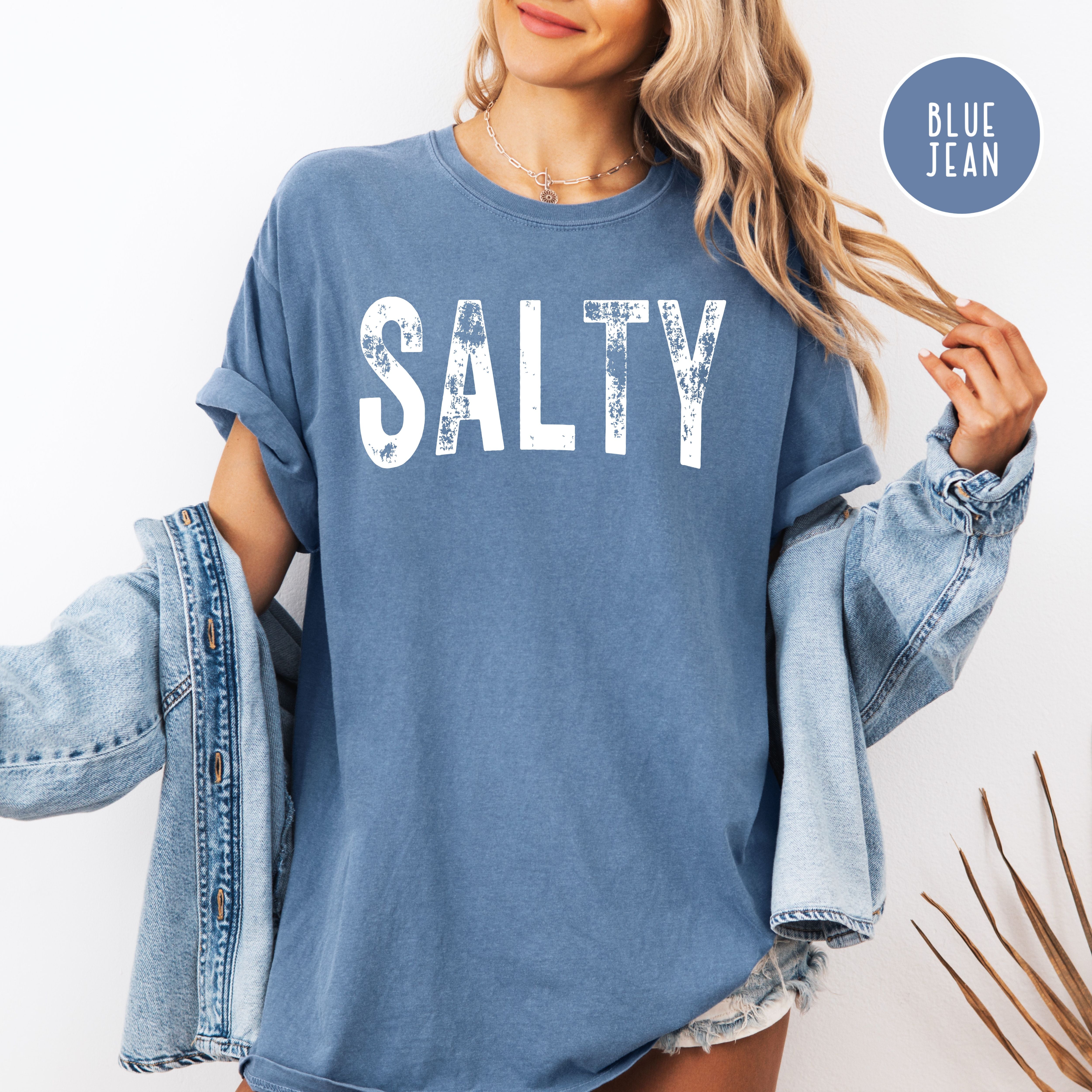 Salty Comfort Colors® Grunge Beach Tee