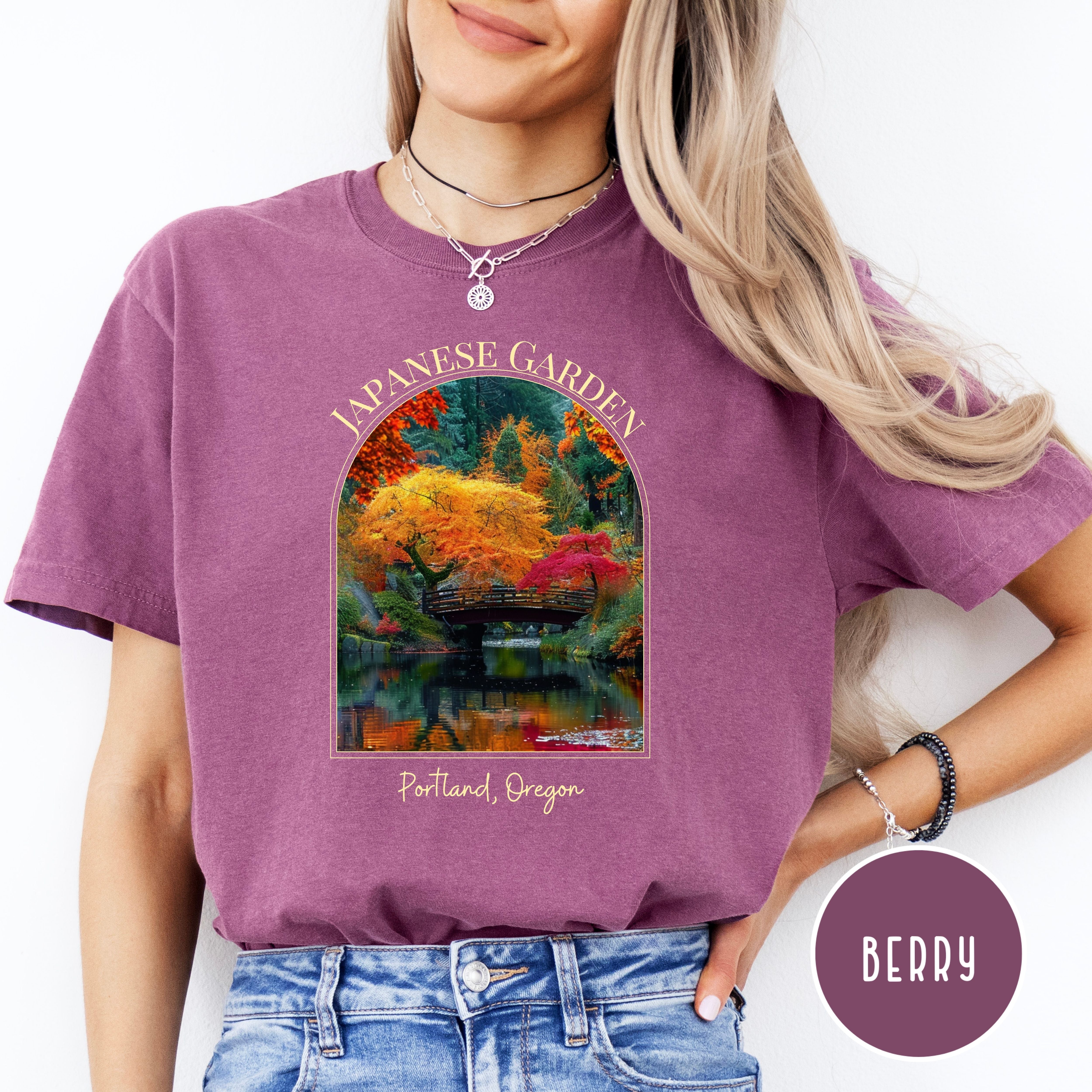 Portland Oregon Japanese Garden Comfort Colors® Tee