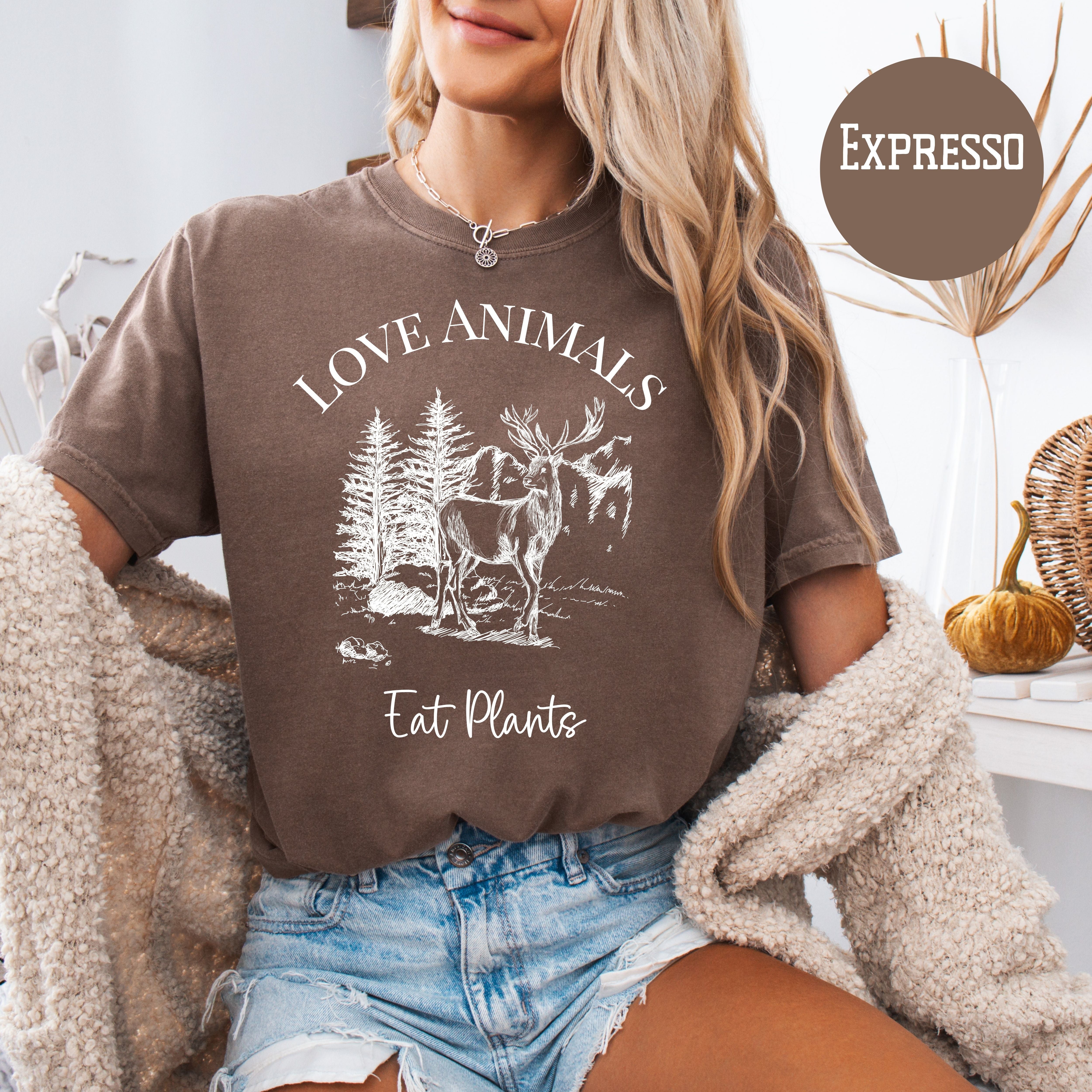 Love Animals Eat Plants Vegetarian Comfort Colors® Tee