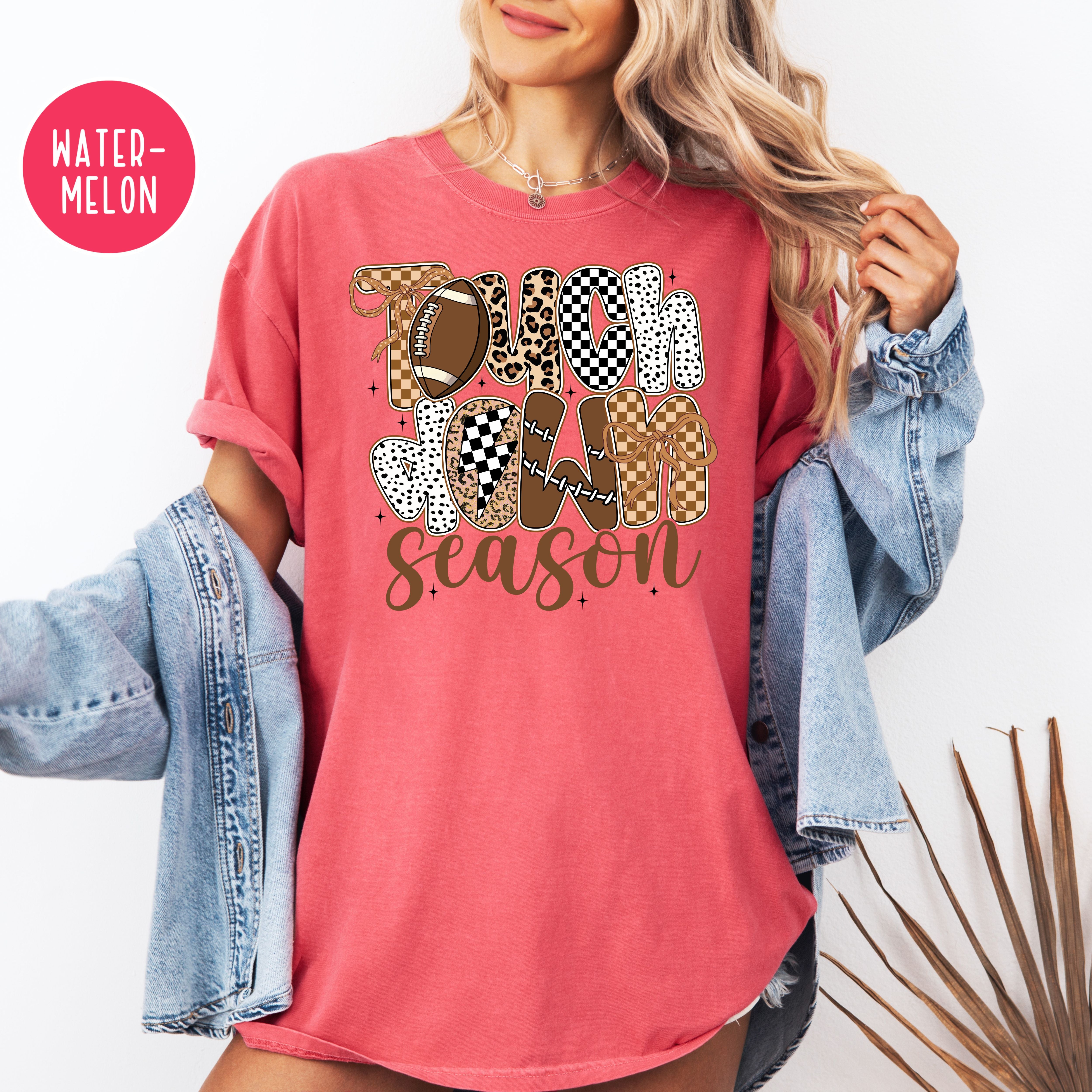 Touch Down Comfort Colors Game Day Shirts