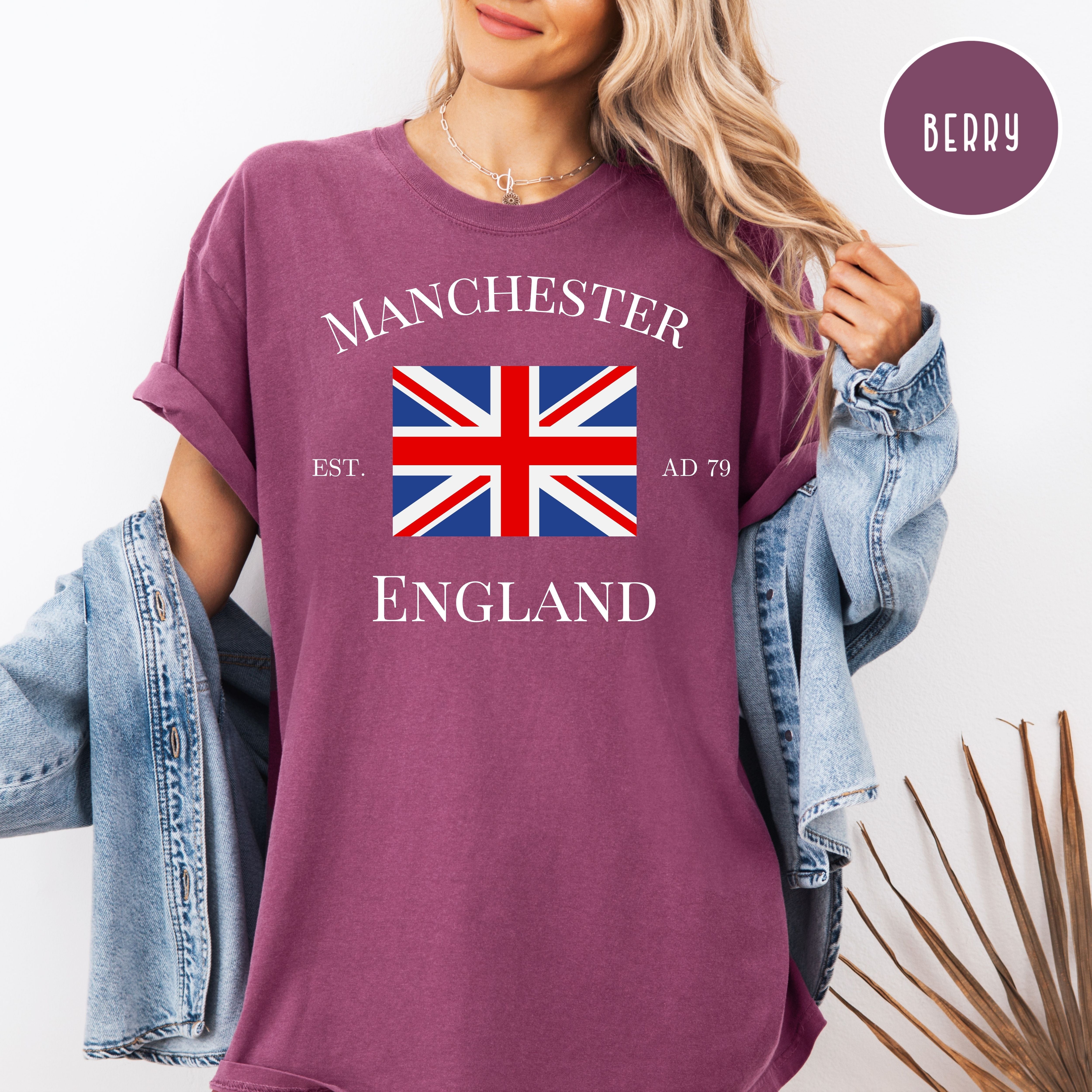 Manchester England Comfort Colors Tee Shirt,