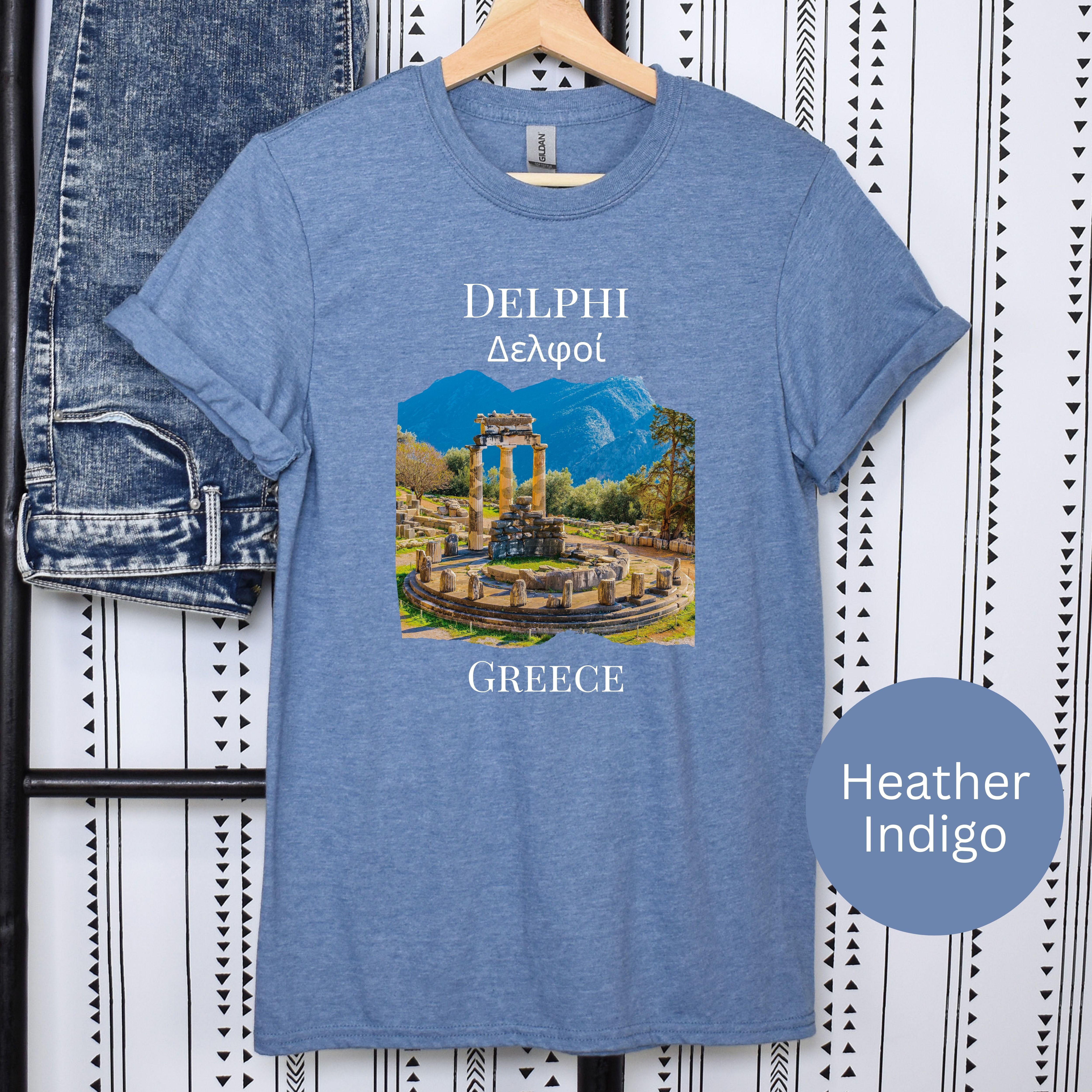 Delphi Greece Vacation Soft-Style Adult Unisex Tee