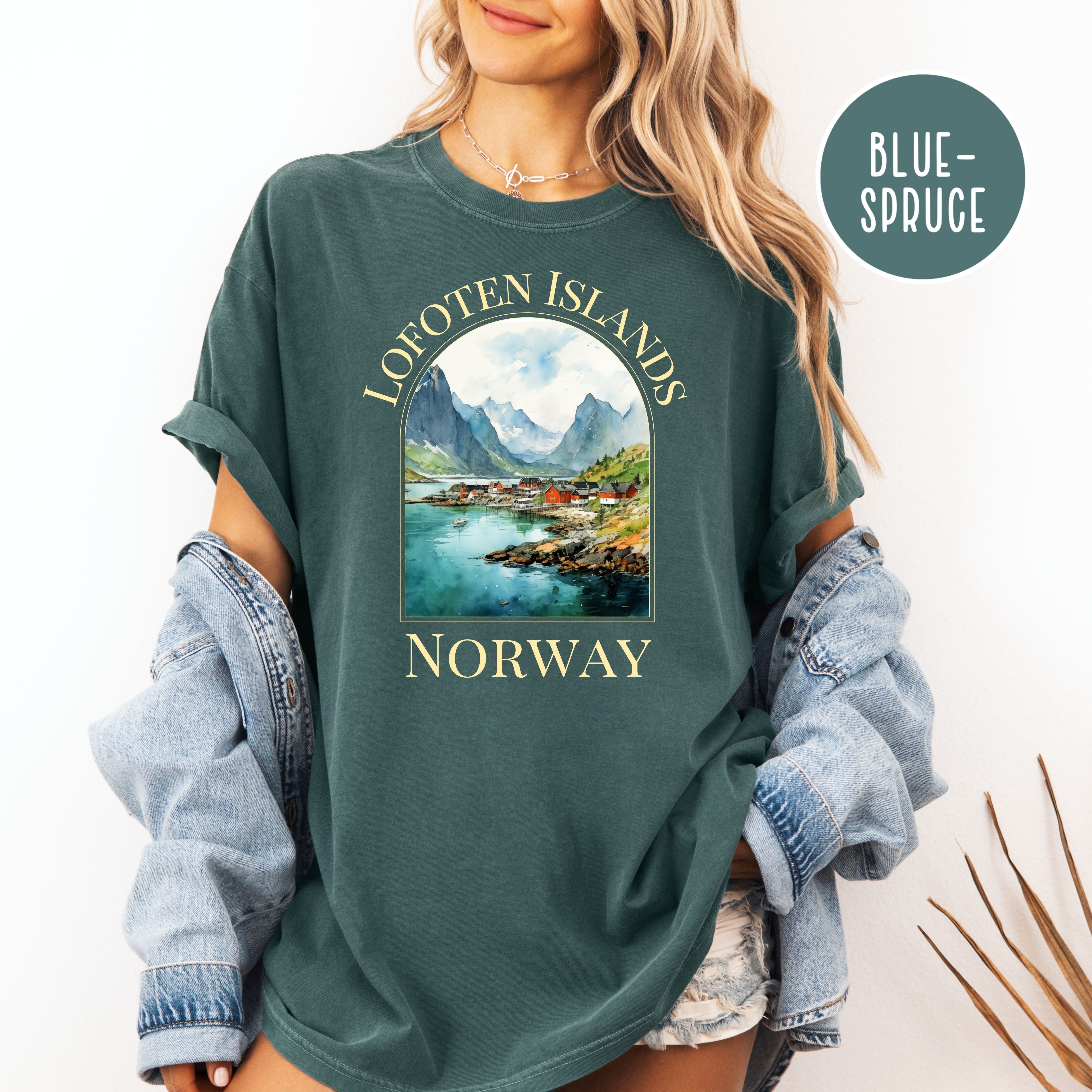 Lofoten Islands Norway Comfort Colors Tee