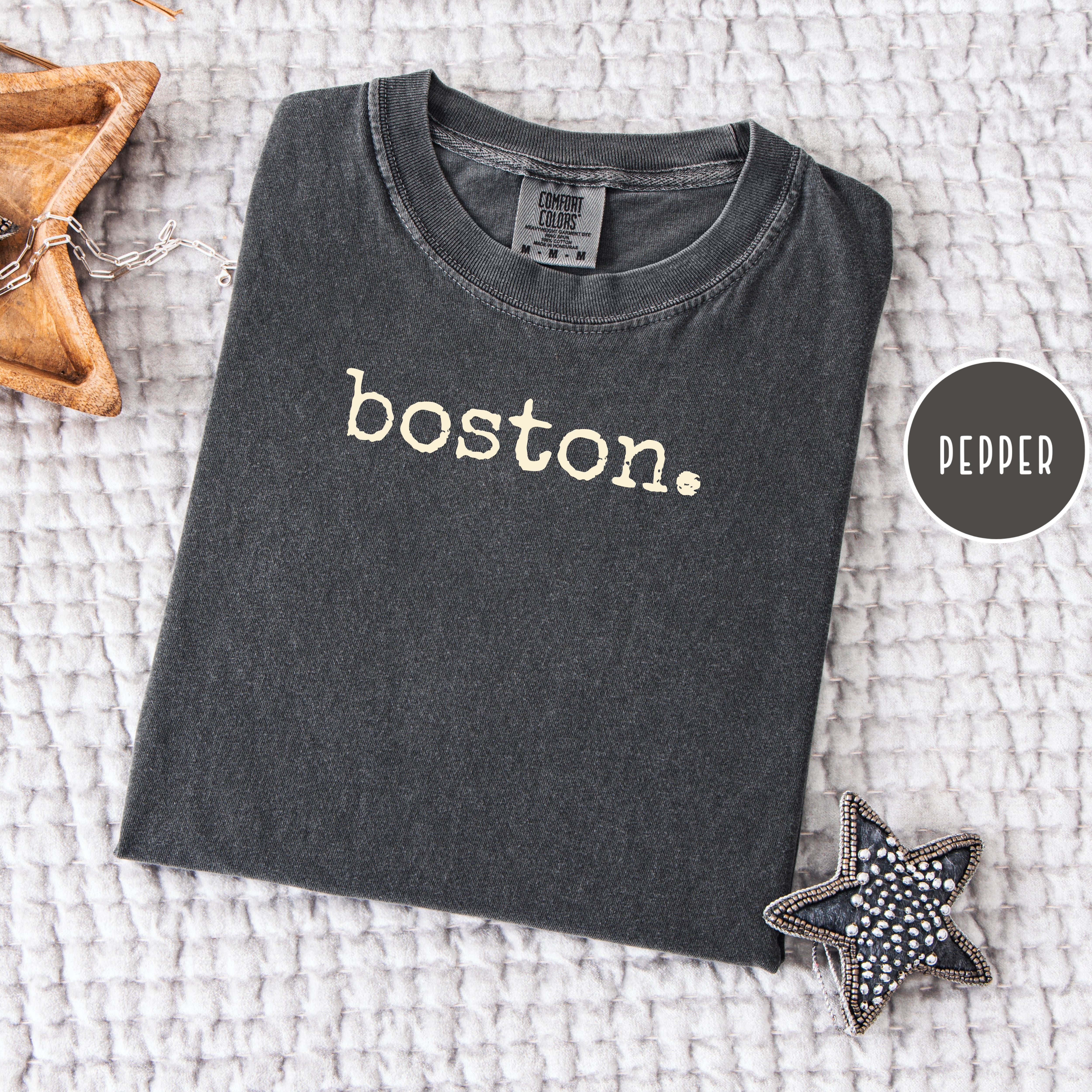 Boston Minimalist Comfort Colors® Tee