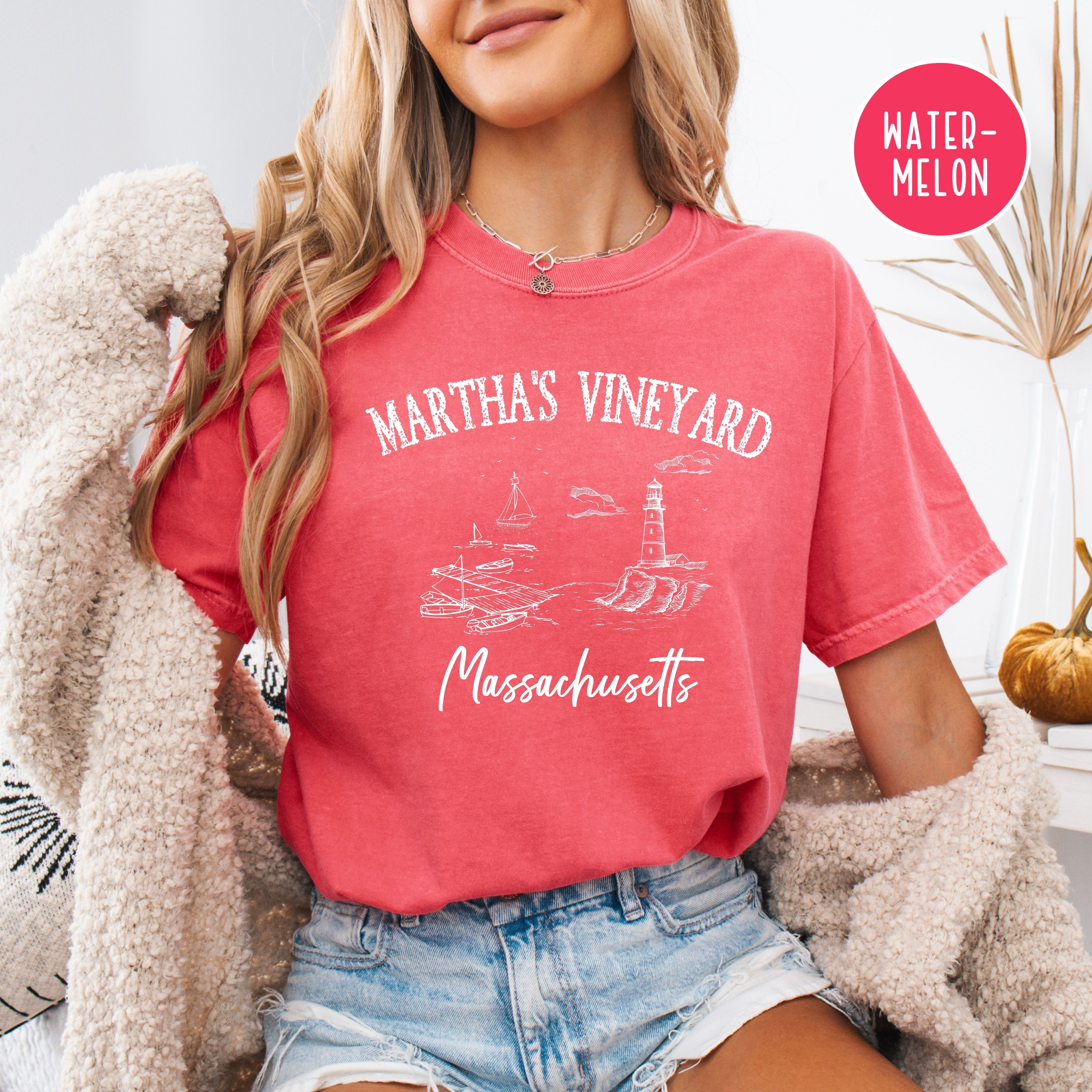 Martha's Vineyard Summer Vacation Comfort Colors® Tee