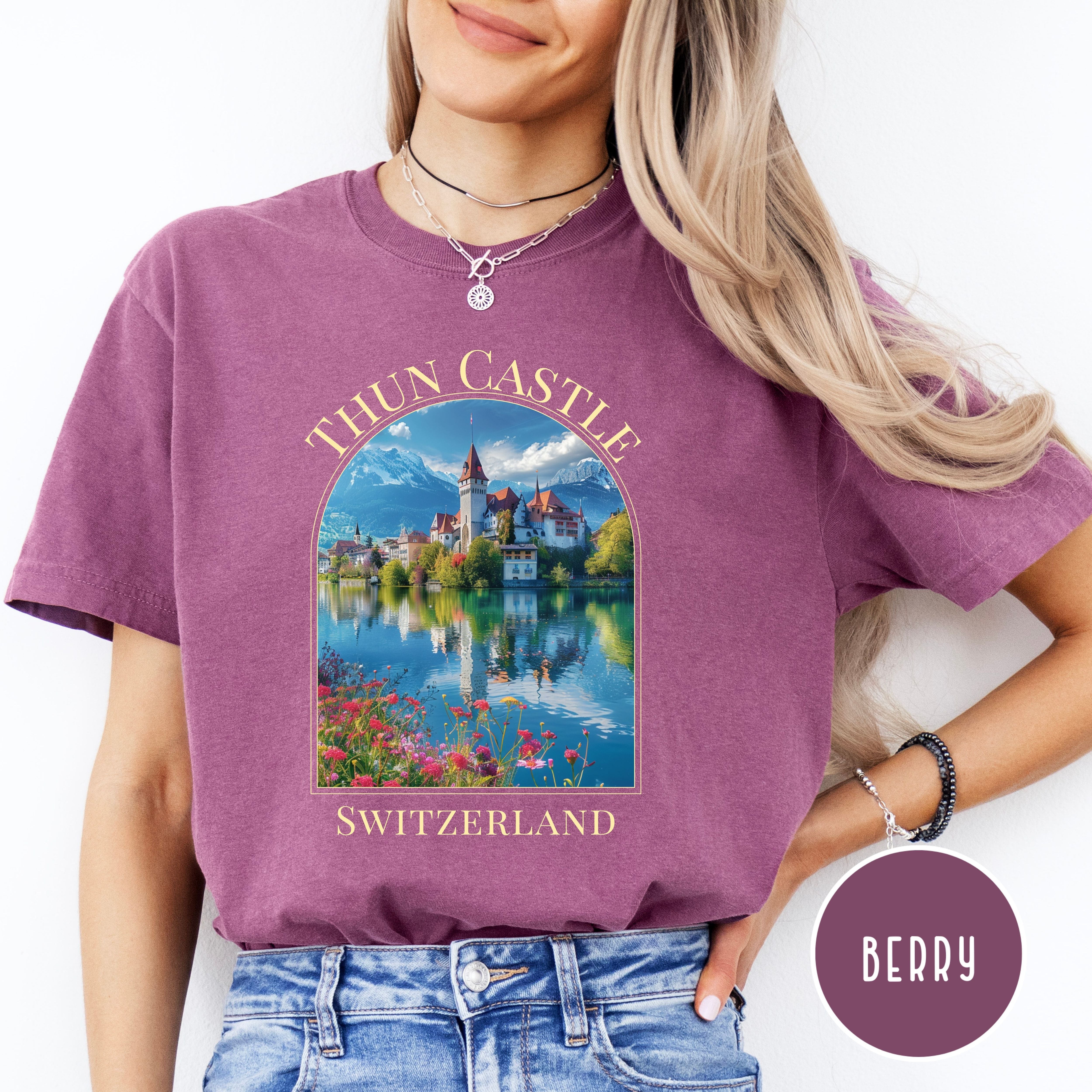 Thun Castle Switzerland Comfort Colors® Tee