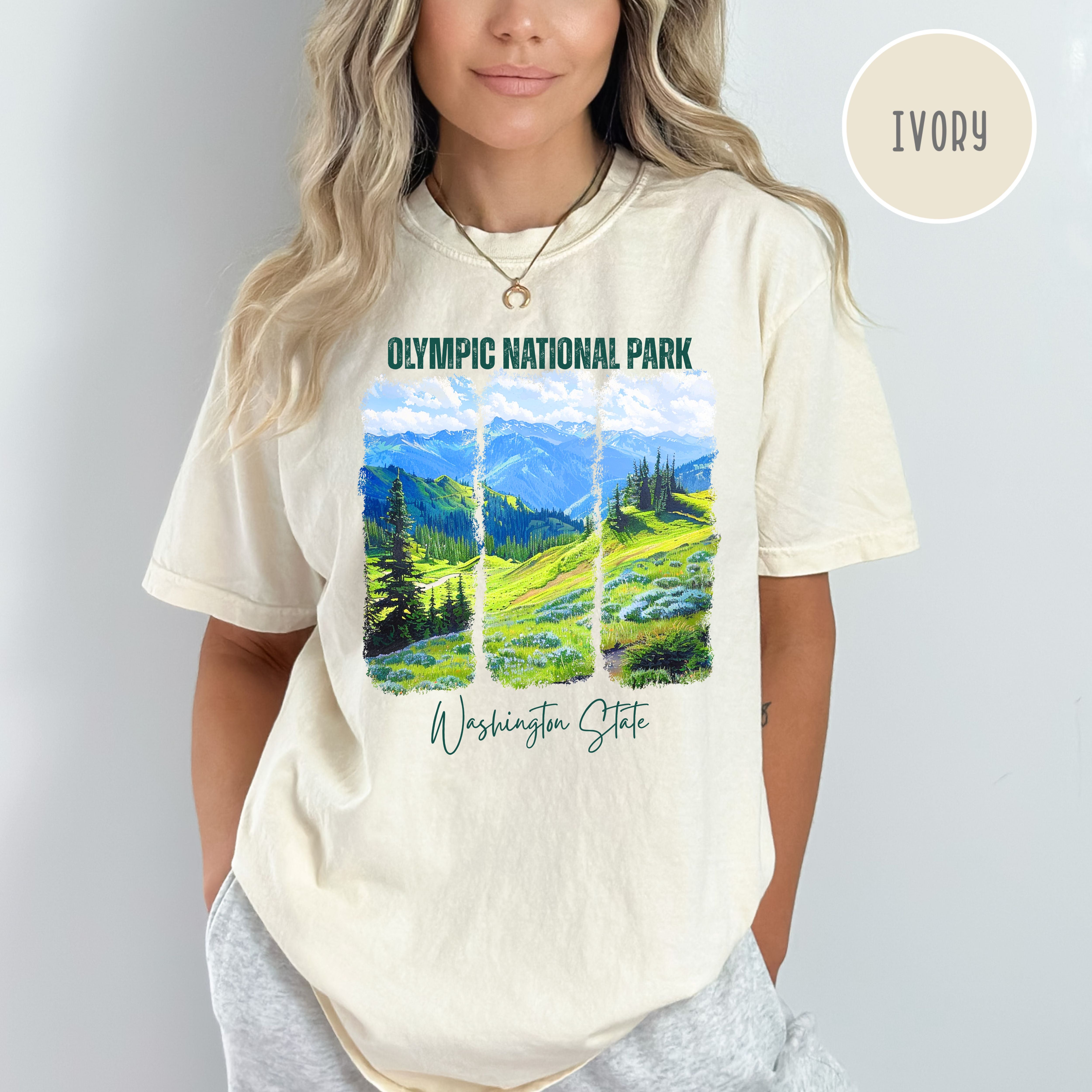 Olympic National Park Comfort Colors Unisex Tee