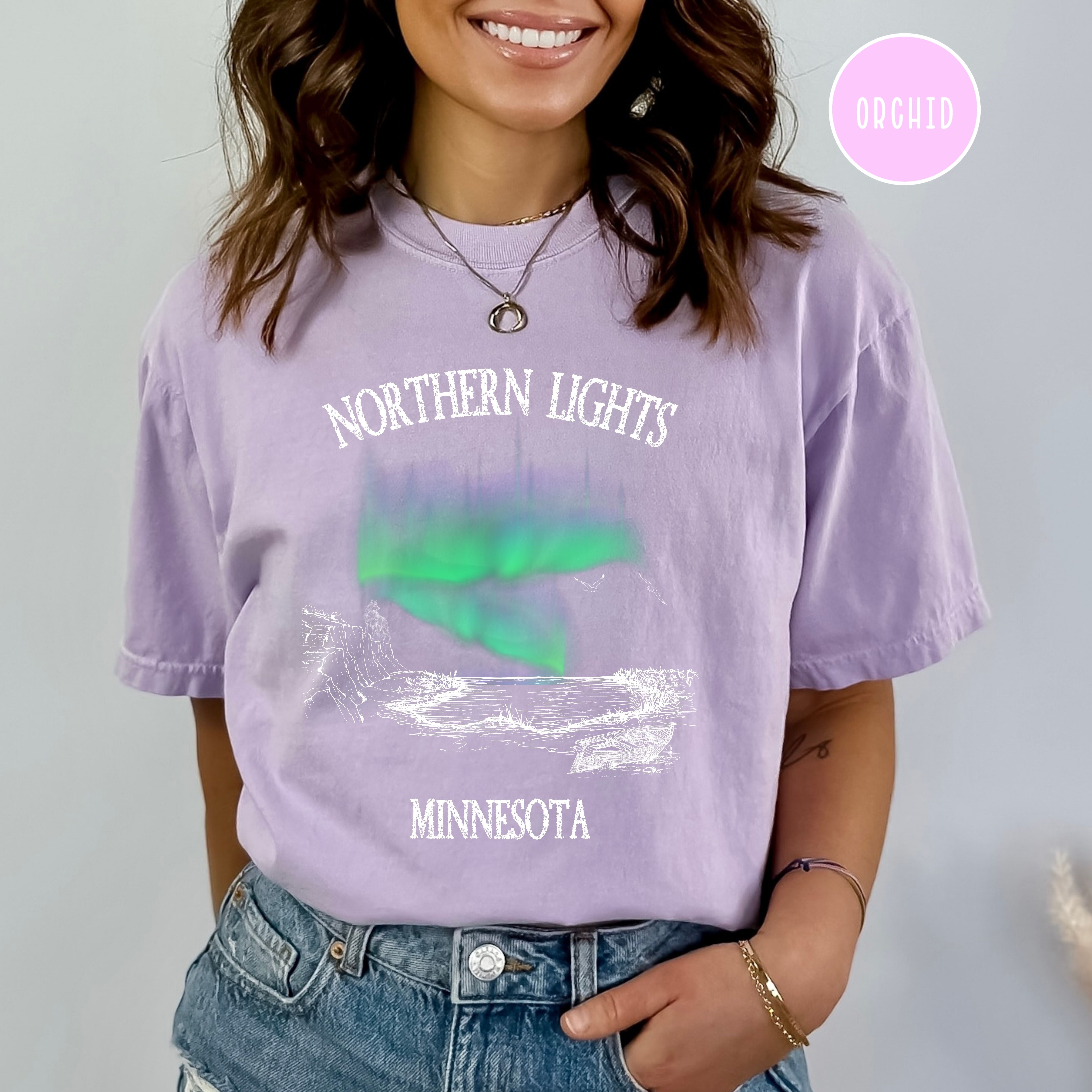 Northern Lights Over Minnesota Comfort Colors® Tee