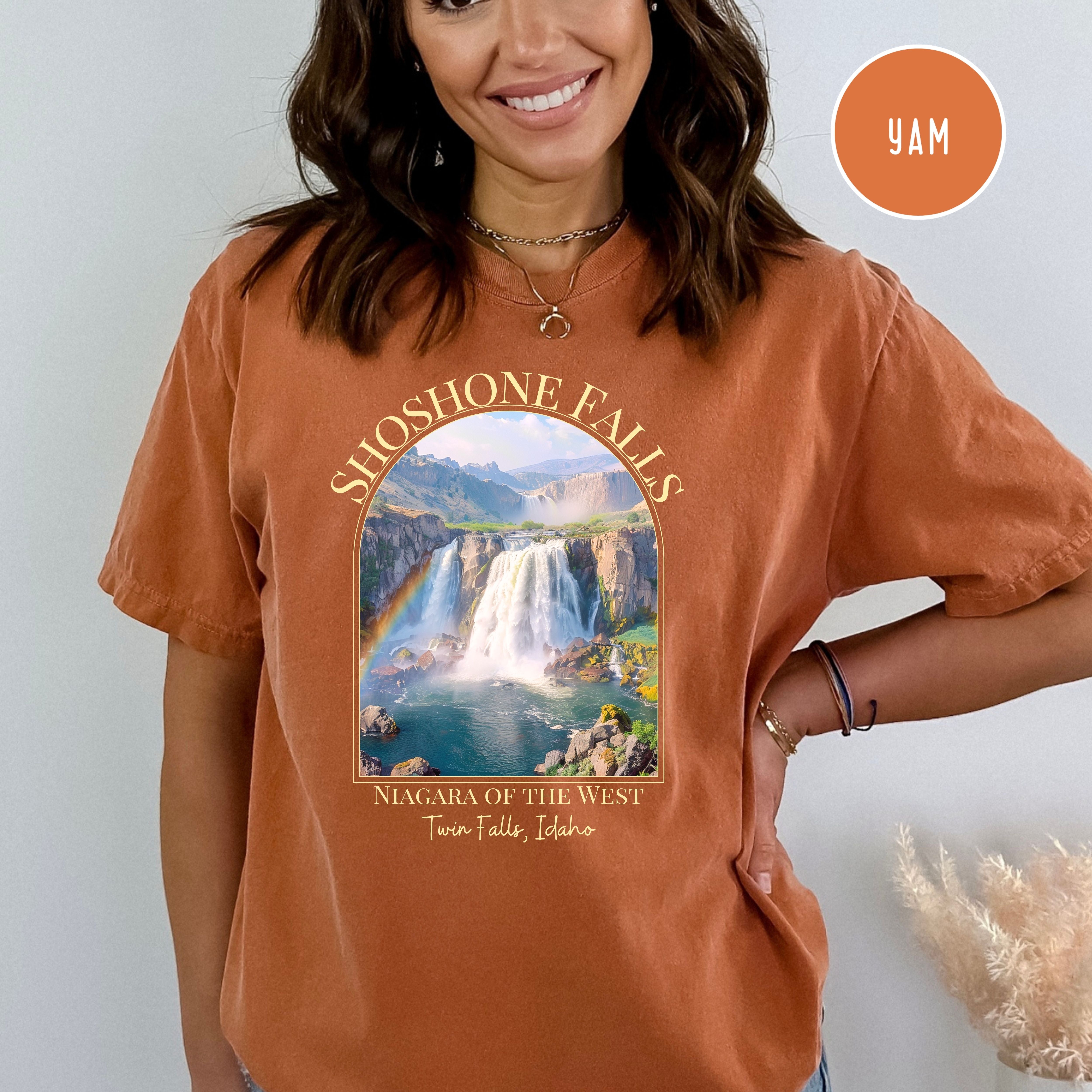 Shoshone Falls Idaho, Niagra of the West Comfort Colors® Tee
