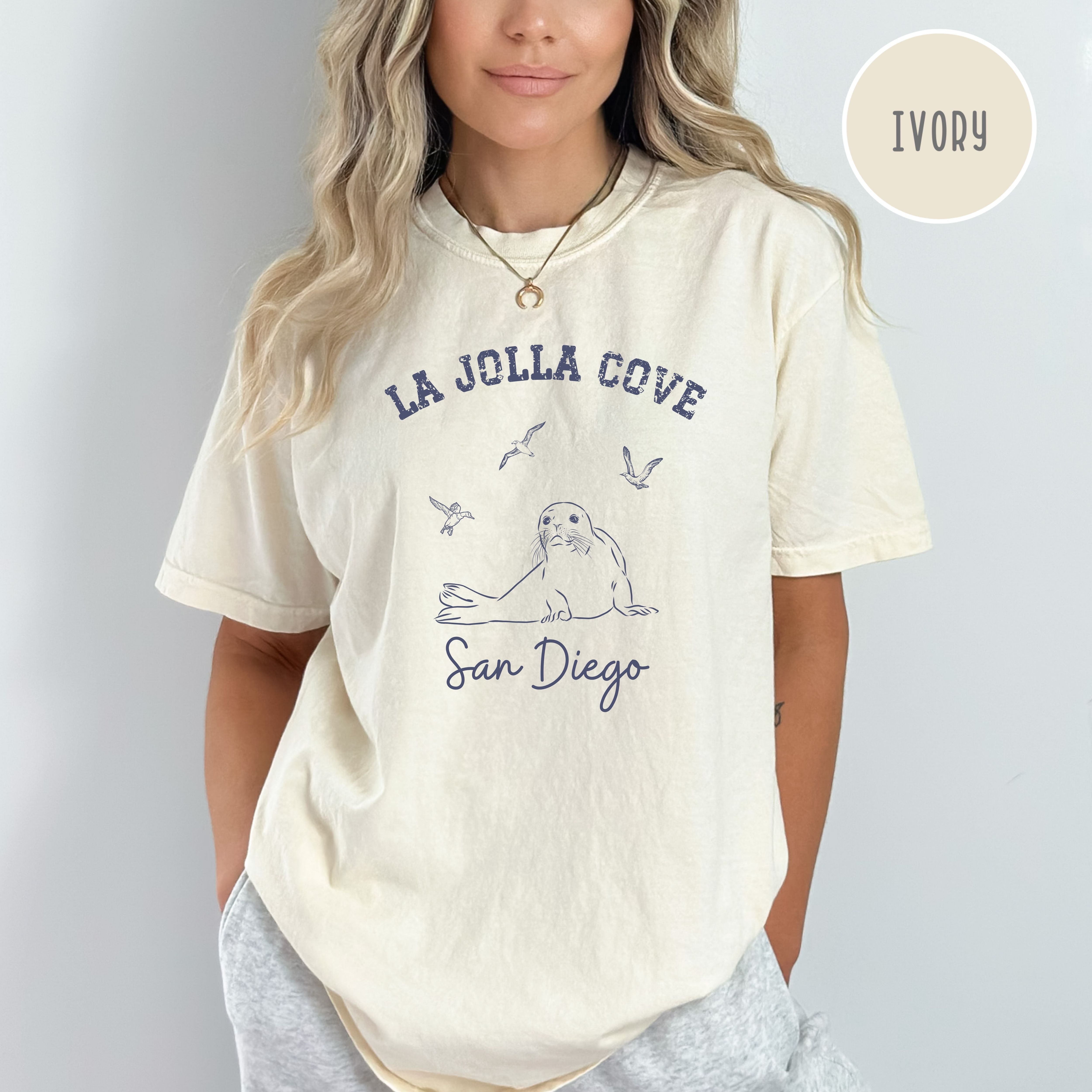 La Jolla Cove San Diego Sealion Comfort Colors® Tee