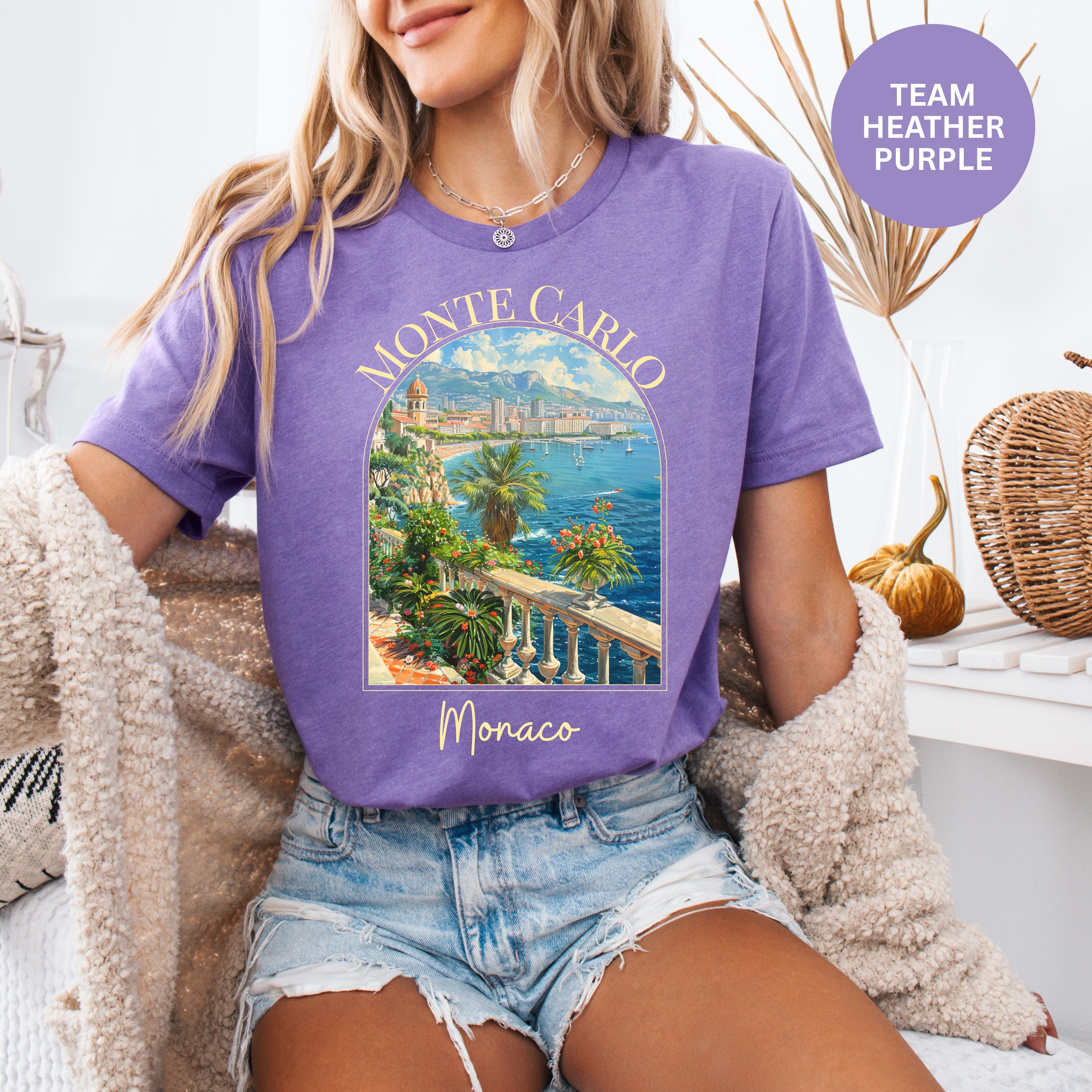 Monte Carlo Monaco Bella Canvas Tee
