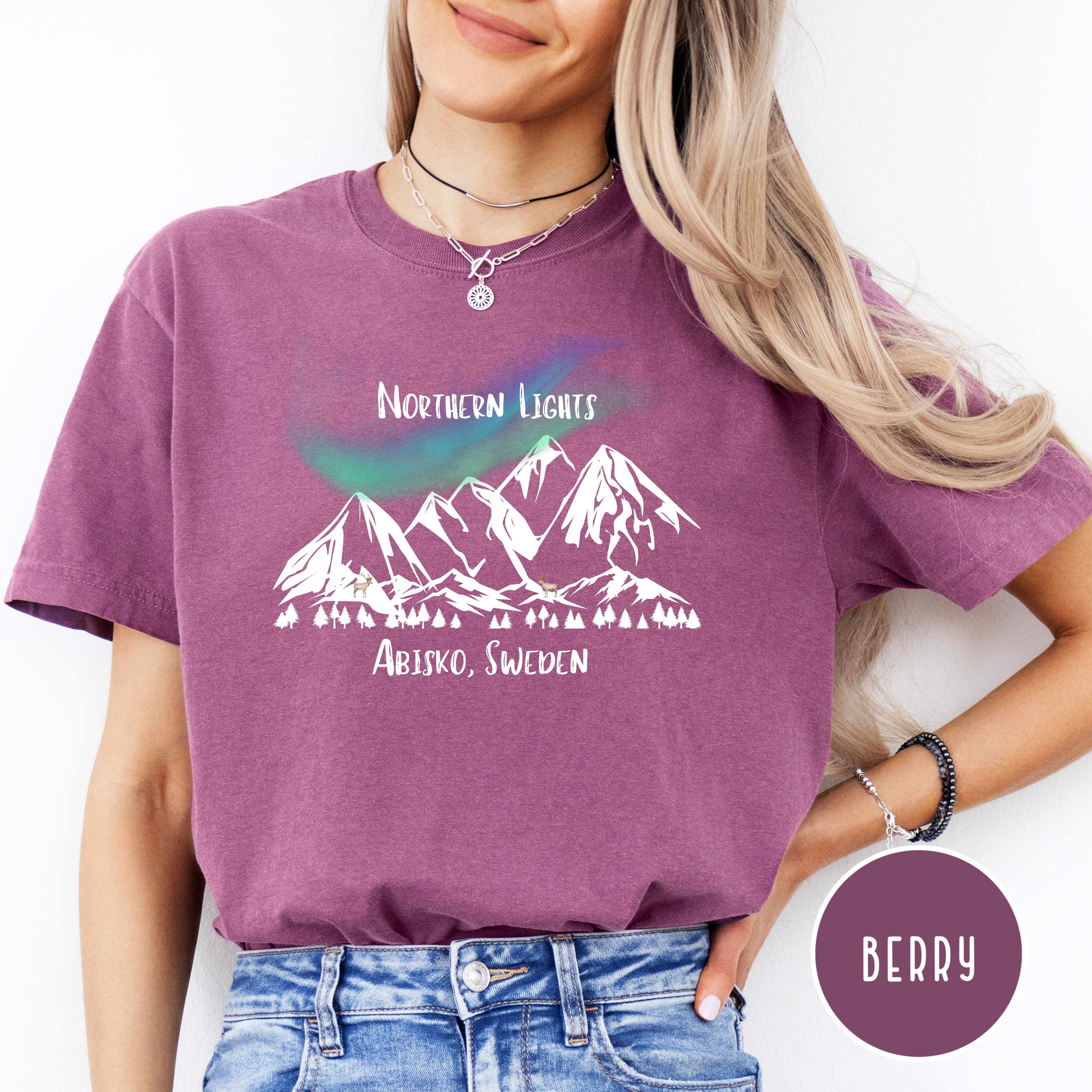 Northern Lights Abisko Sweden Comfort Colors® Tee