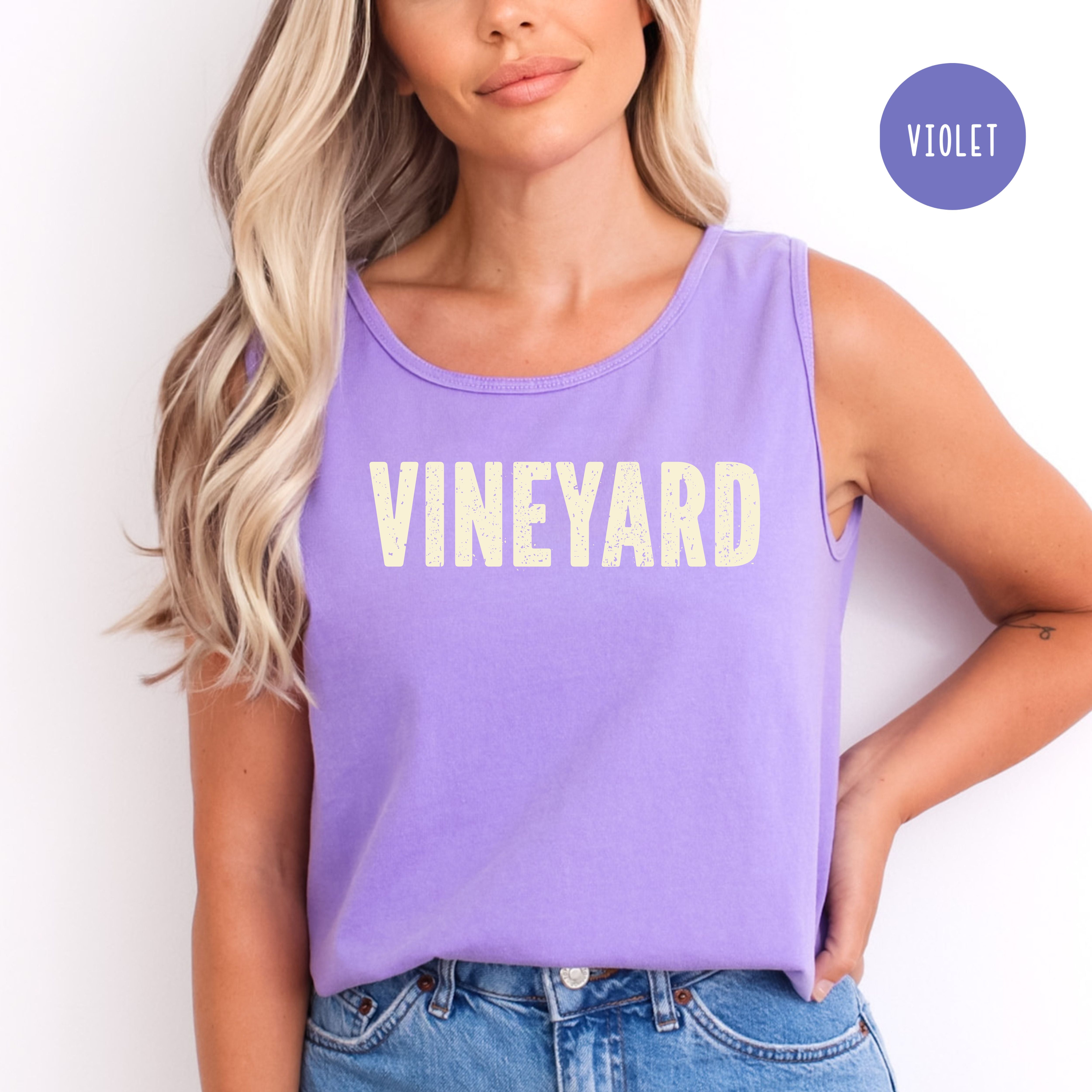 Martha's Vineyard Comfort Colors Vacation Tank Top