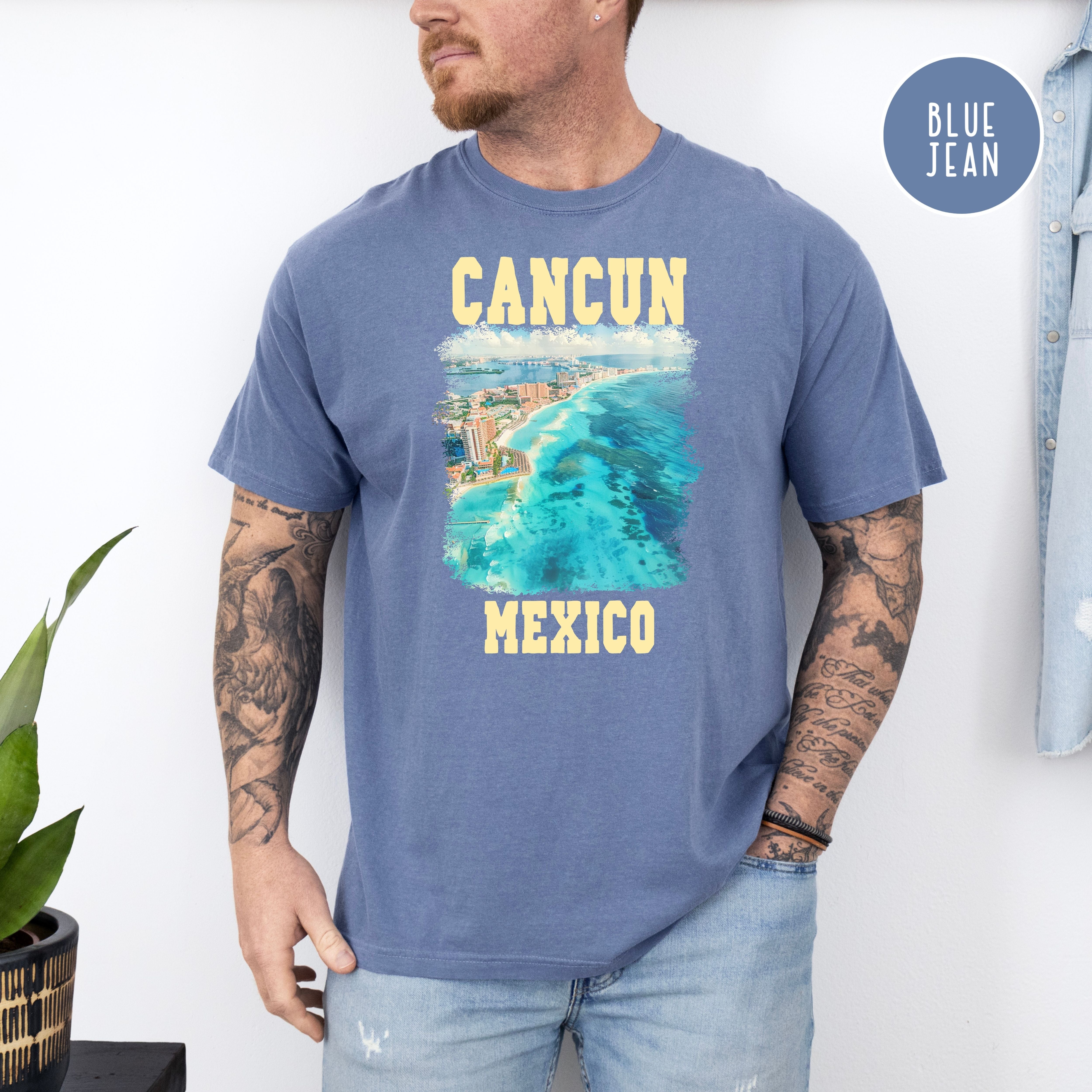 Cancun Mexico Comfort Colors T-Shirt, Island Beach Shirt