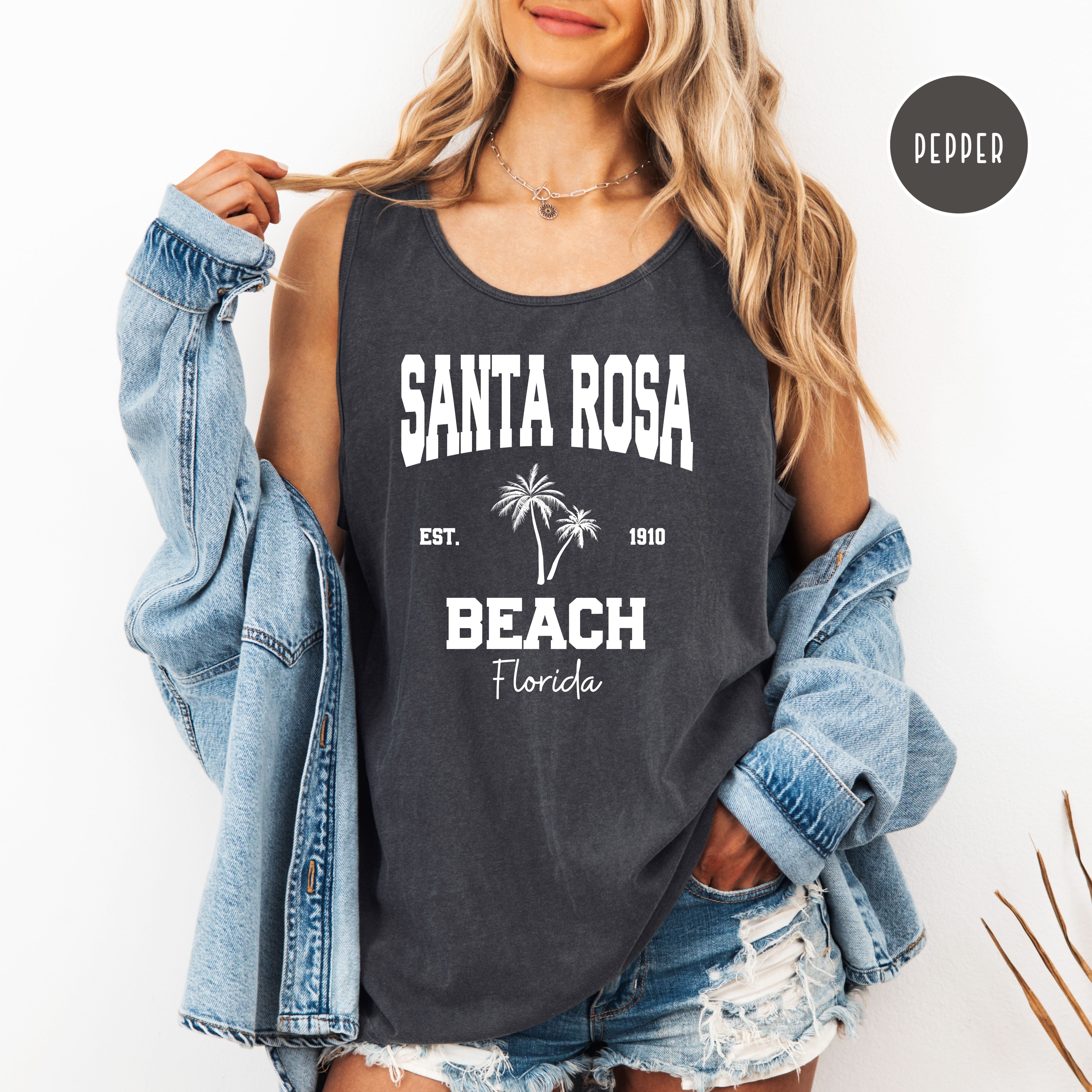 Santa Rosa Beach 30A Florida Comfort Colors Tank Top