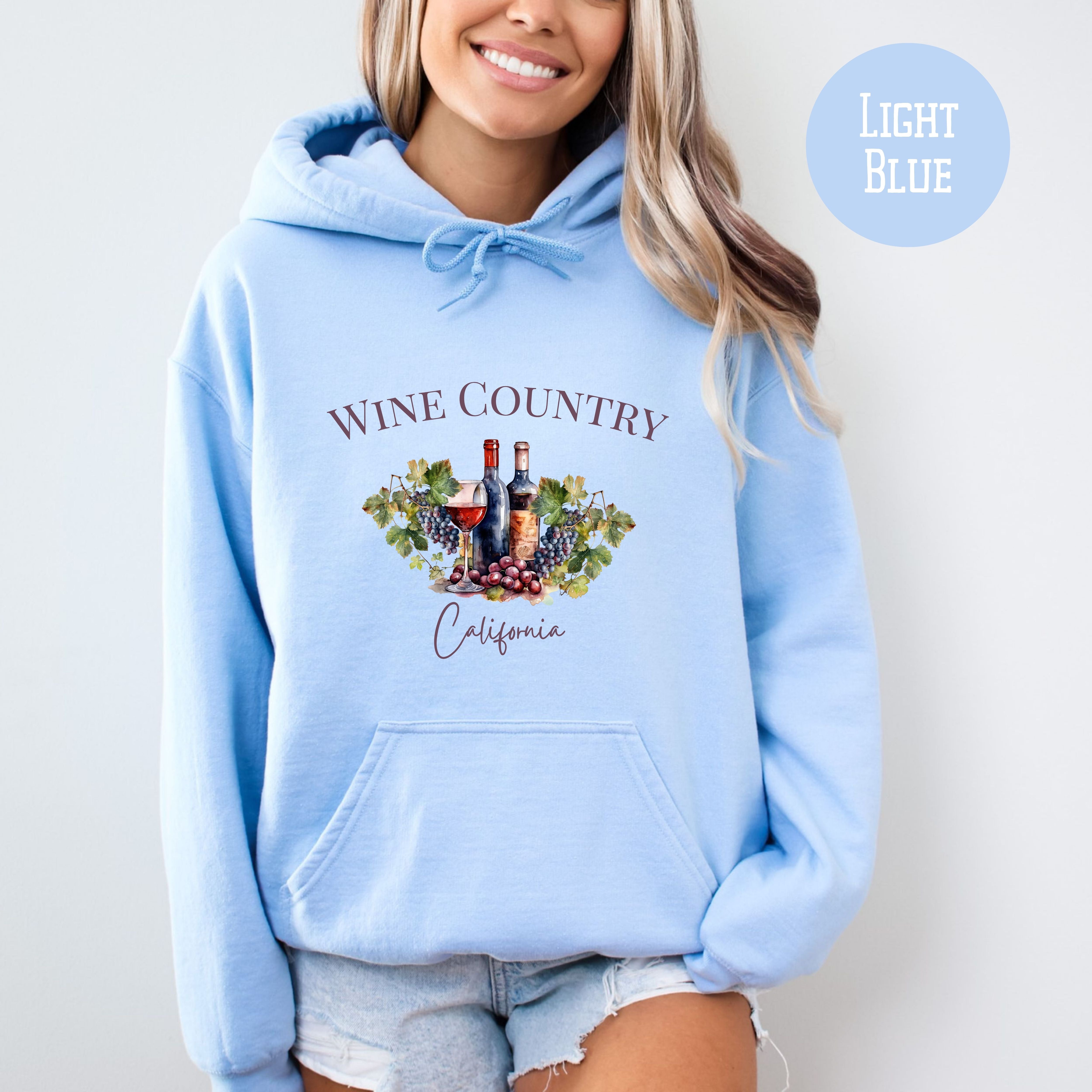 Wine Country California Pullover Hoodie
