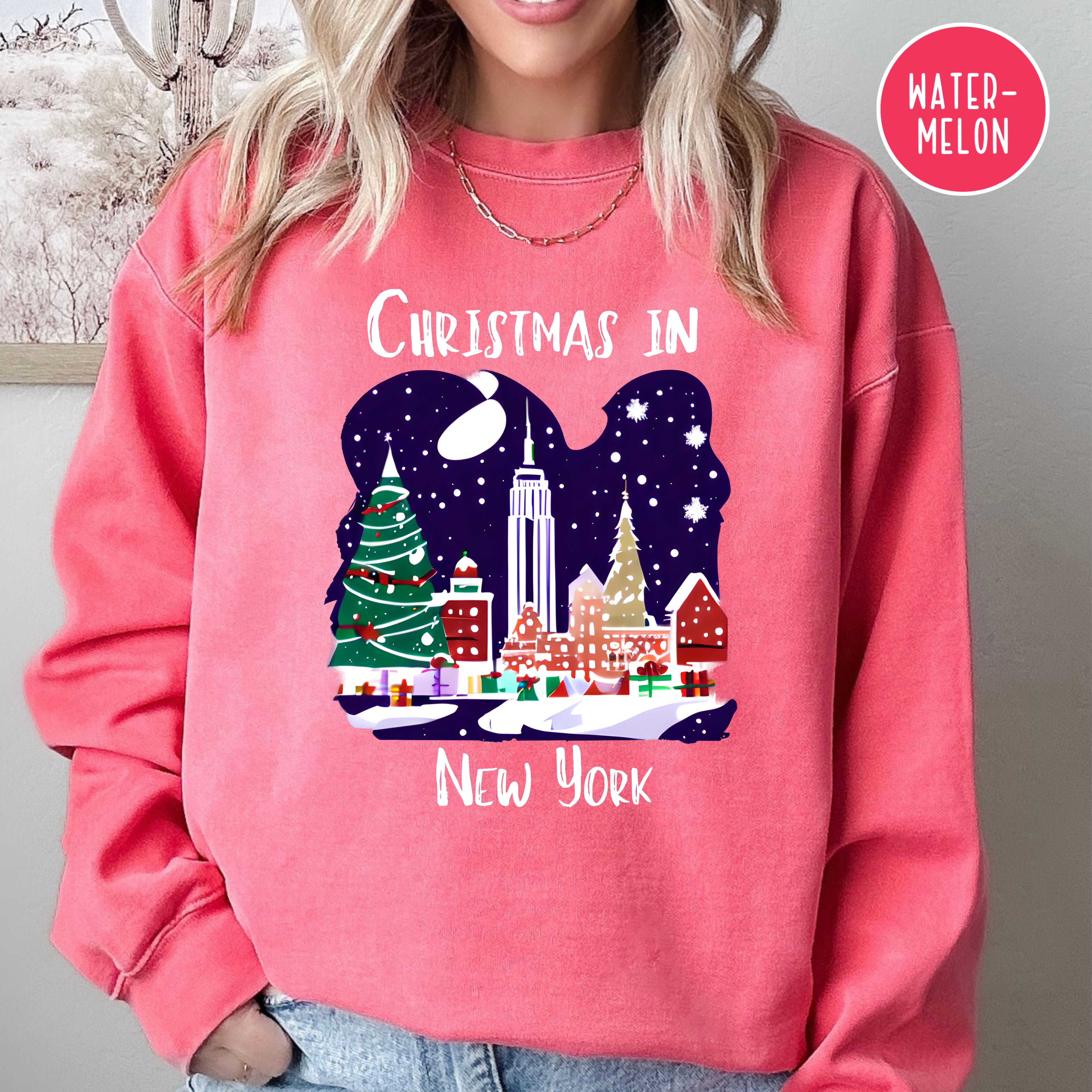 Christmas in New York City Comfort Colors® Sweatshirt