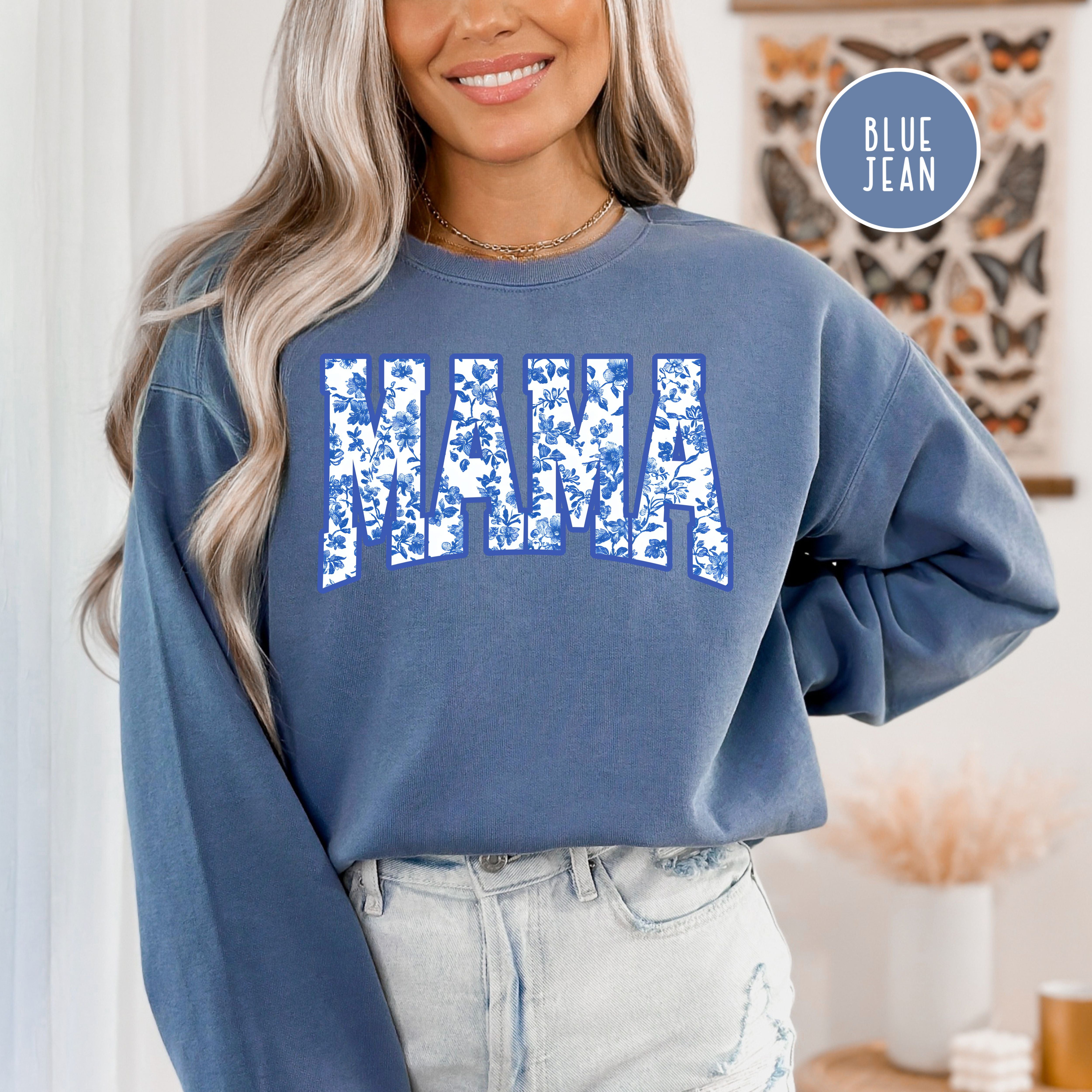 Mama French Toile Comfort Colors® Sweatshirt