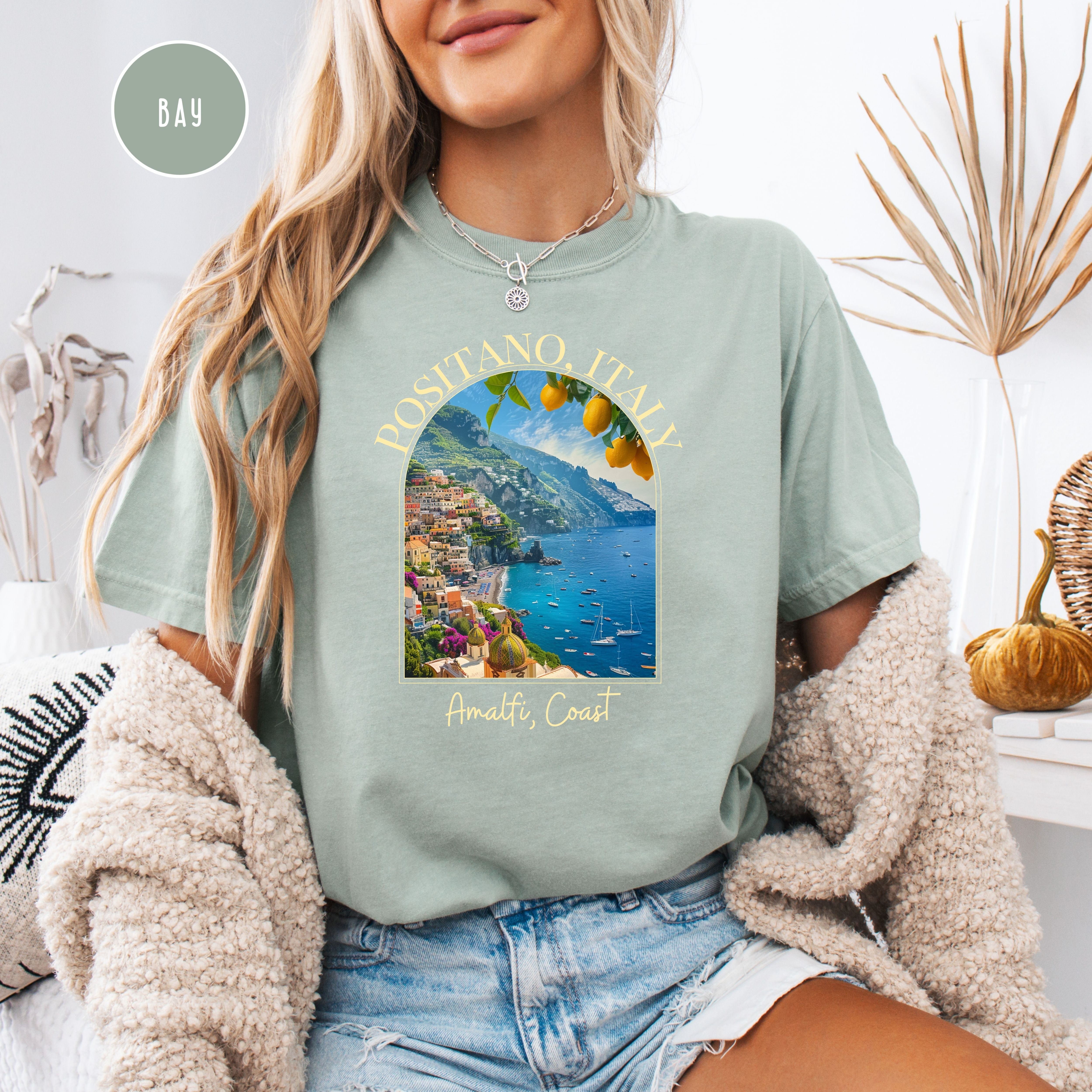Positano Italy Amalfi Coast Comfort Colors® Tee