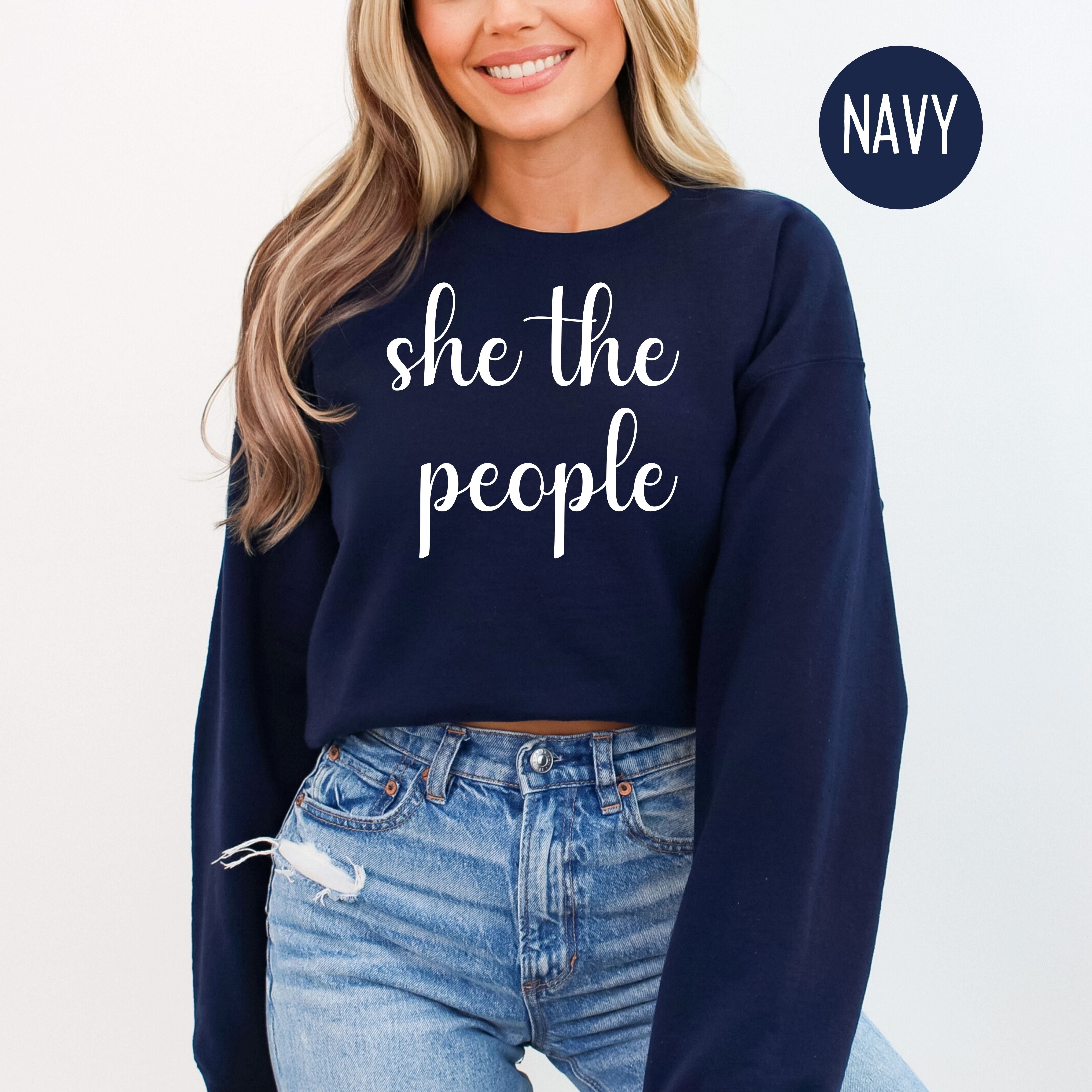 She The People Women's Rights Protest Sweatshirt