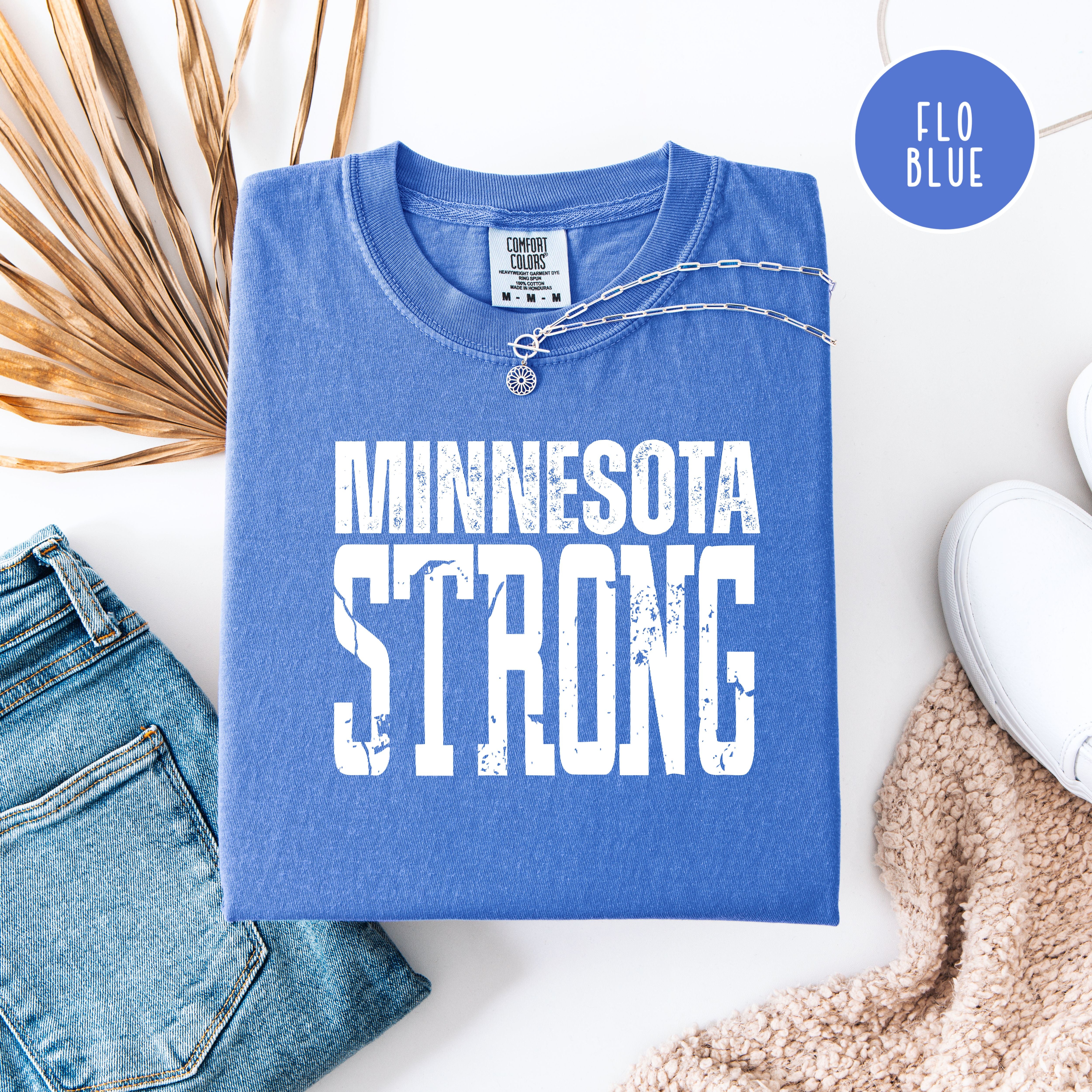 Minnesota Strong Unisex Comfort Colors T-Shirt, Never Forget Minnesota, Minnesota Political Shirt, Minnesota Minneapolis Gift Shirt