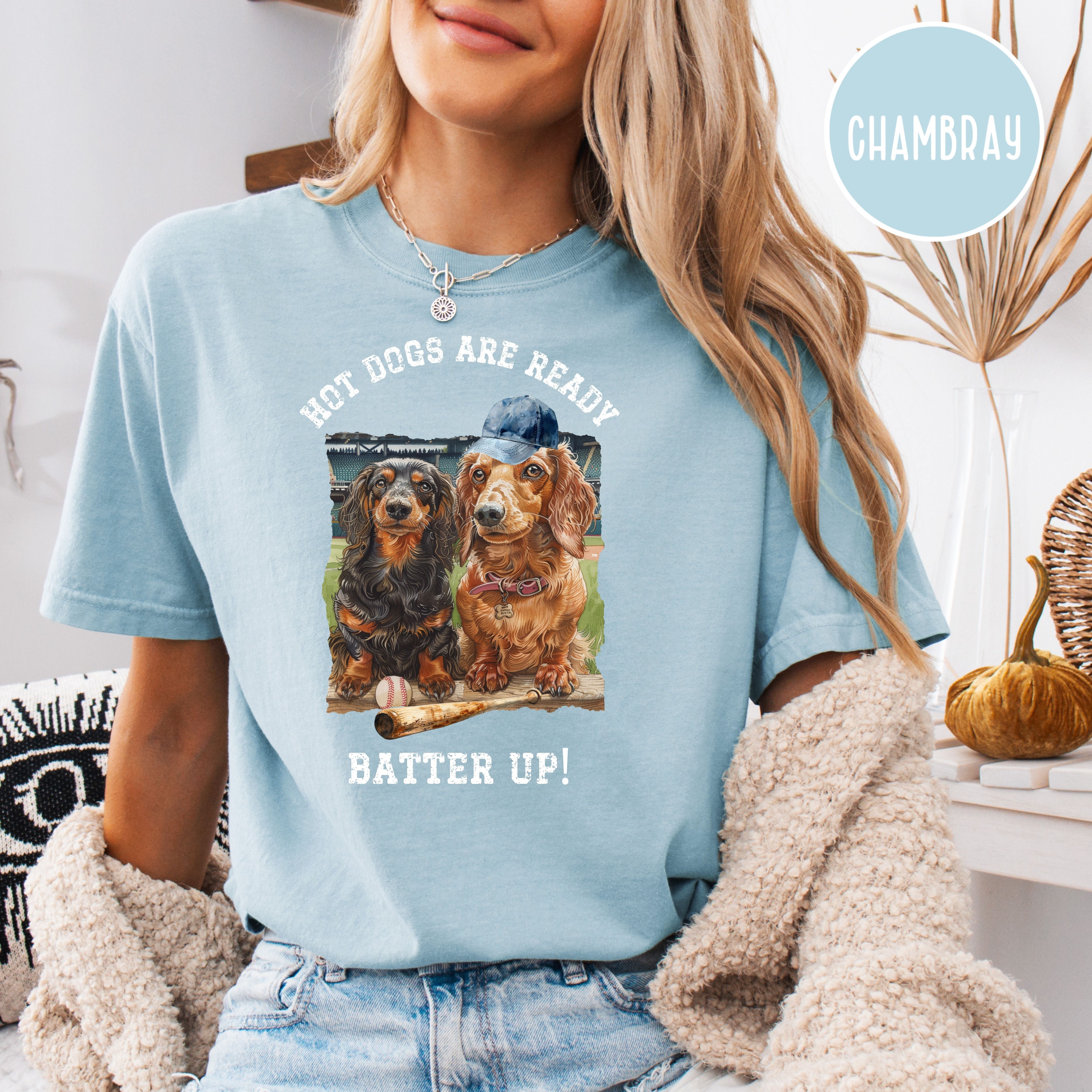 Funny Wiener Dogs Baseball Comfort Colors® Tee