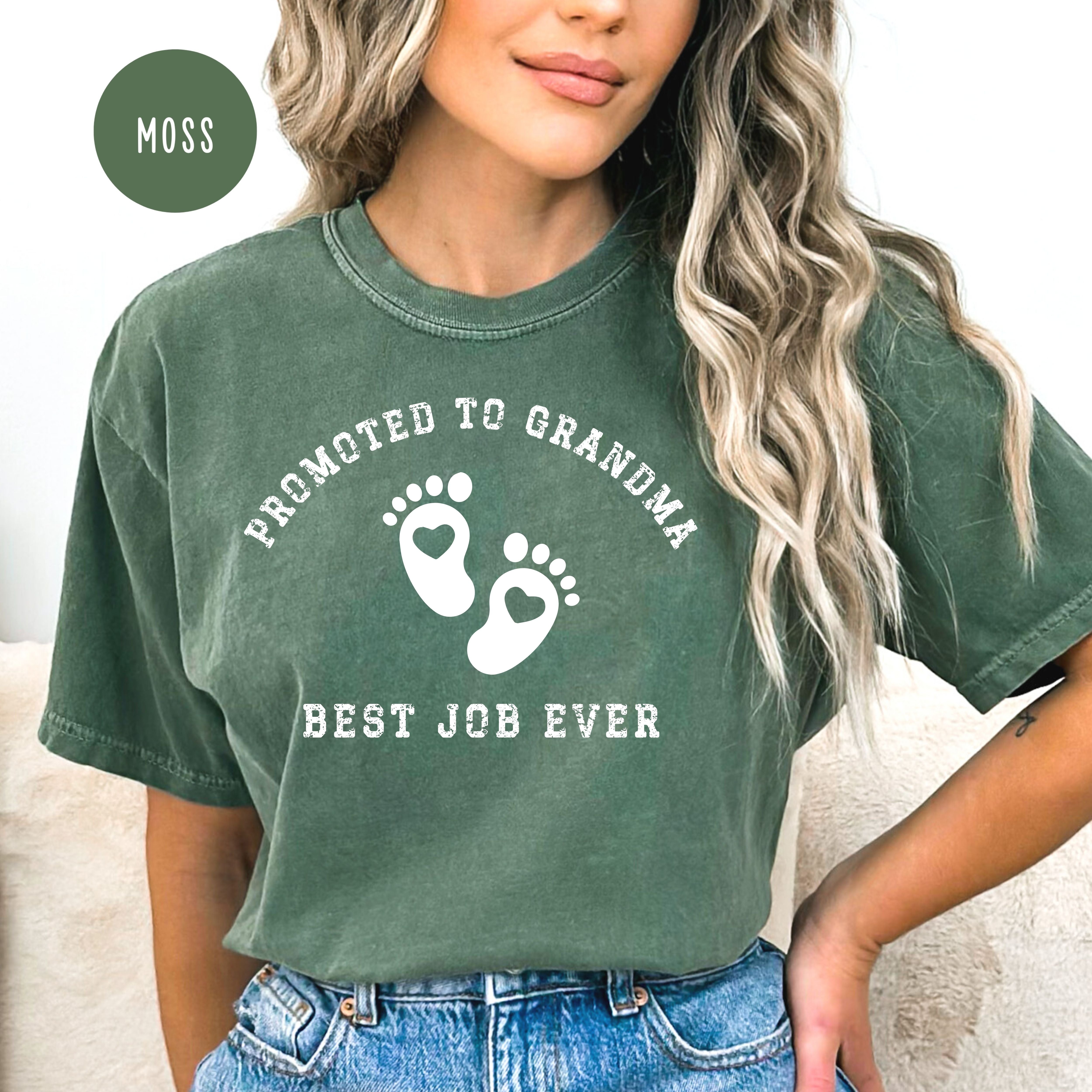 Promoted to Grandma Grunge Style Comfort Colors® Tee