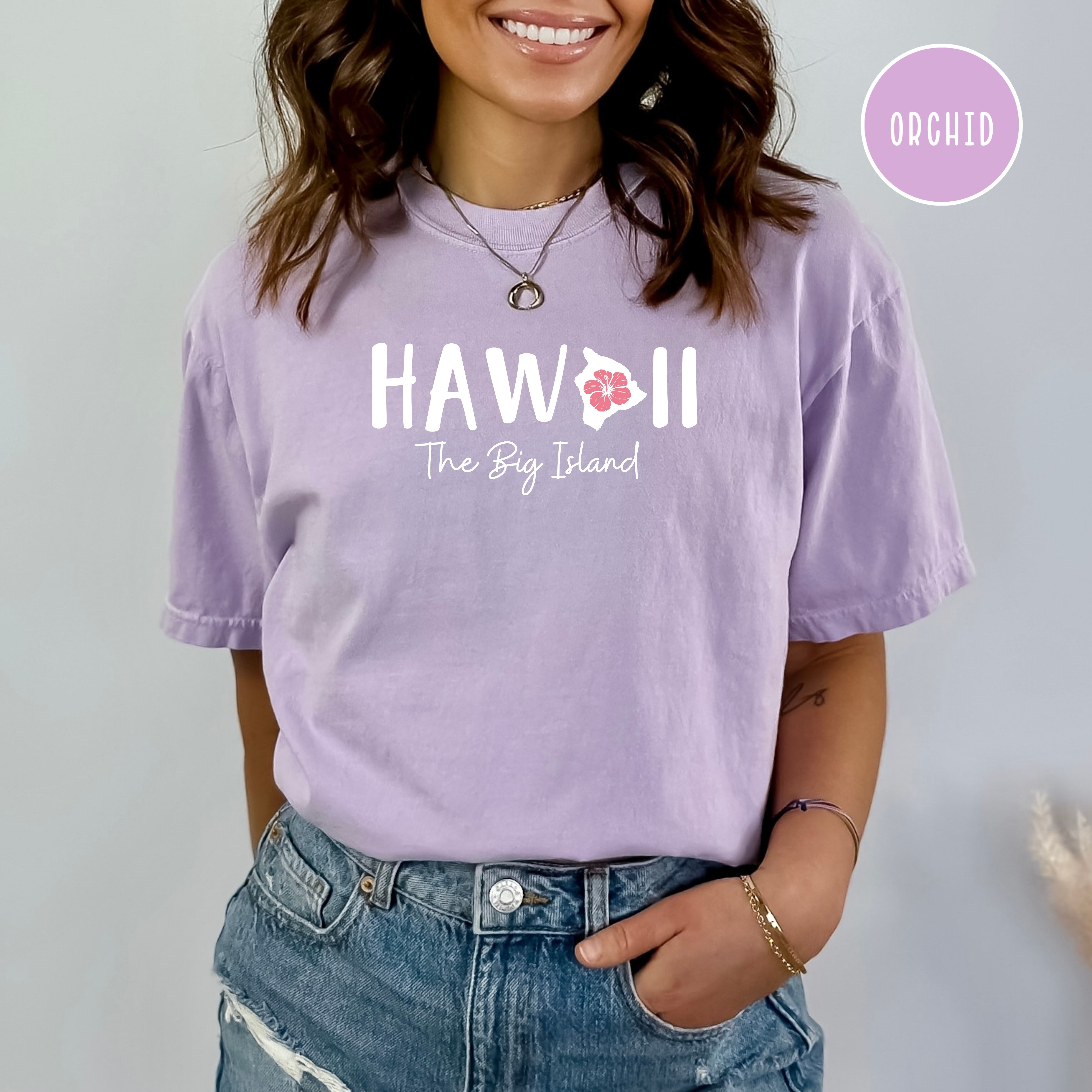 Hawaii The Big Island Comfort Colors Tee Shirt