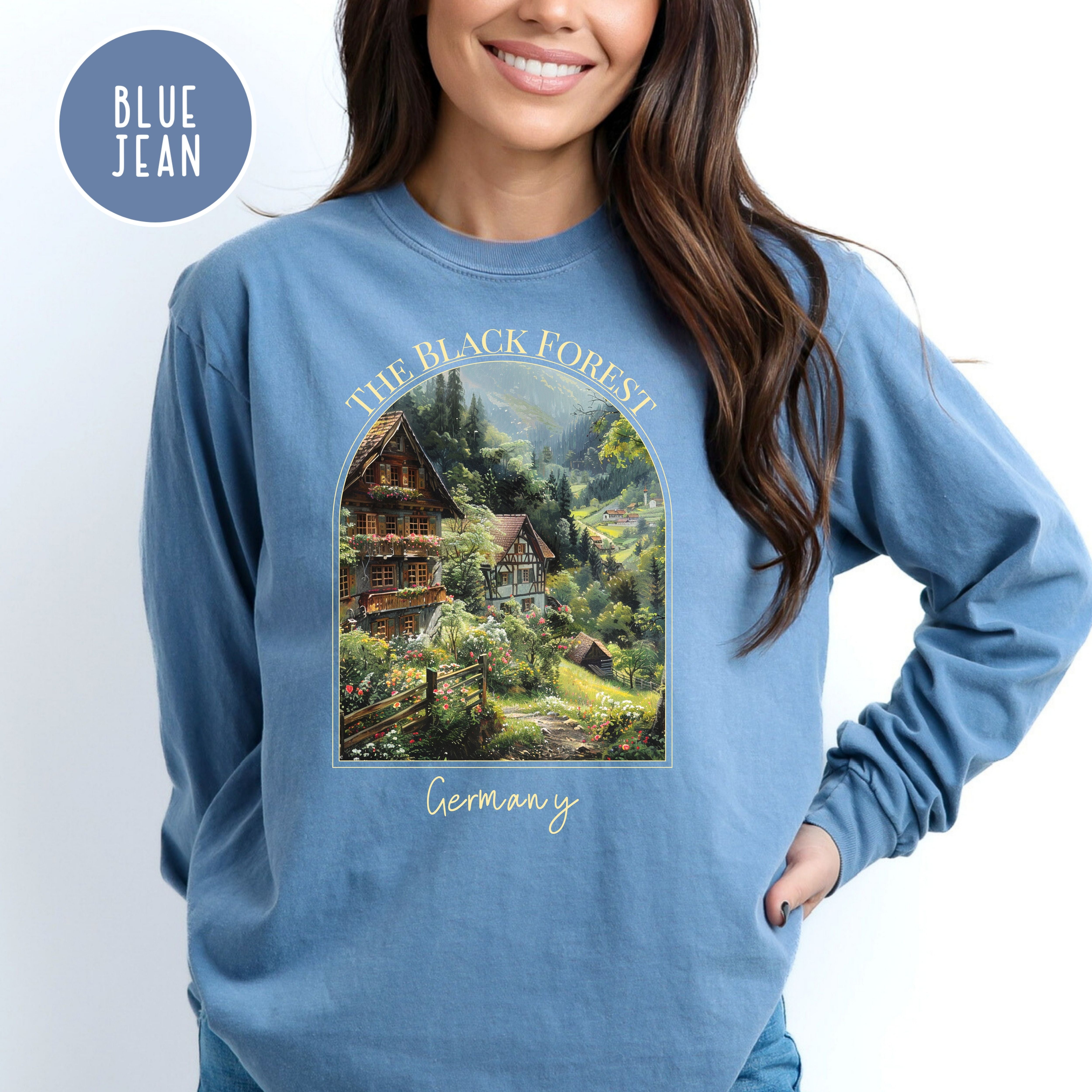 Black Forest Germany Comfort Colors® Long Sleeve Tee