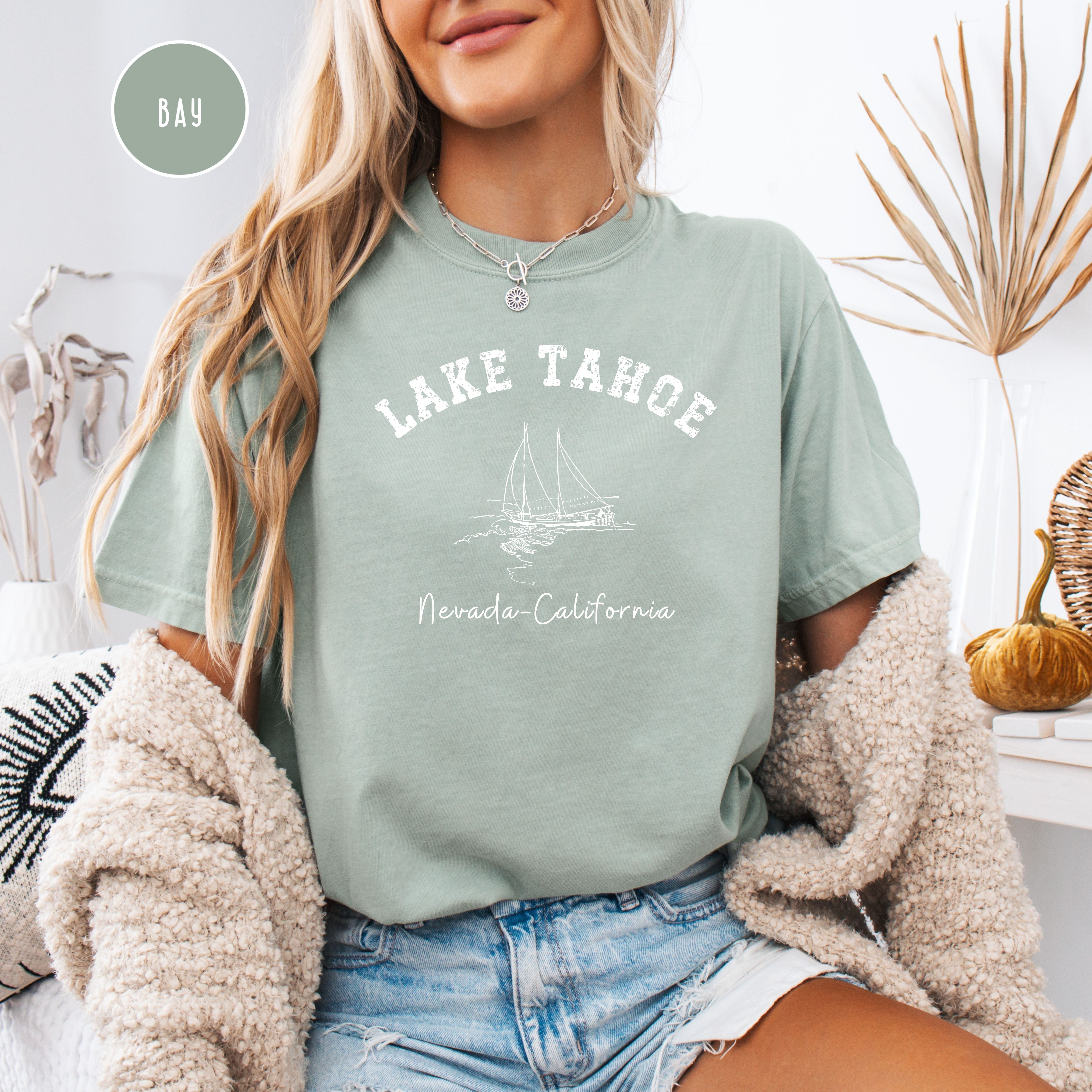 Lake Tahoe Grunge Style Comfort Colors® Tee