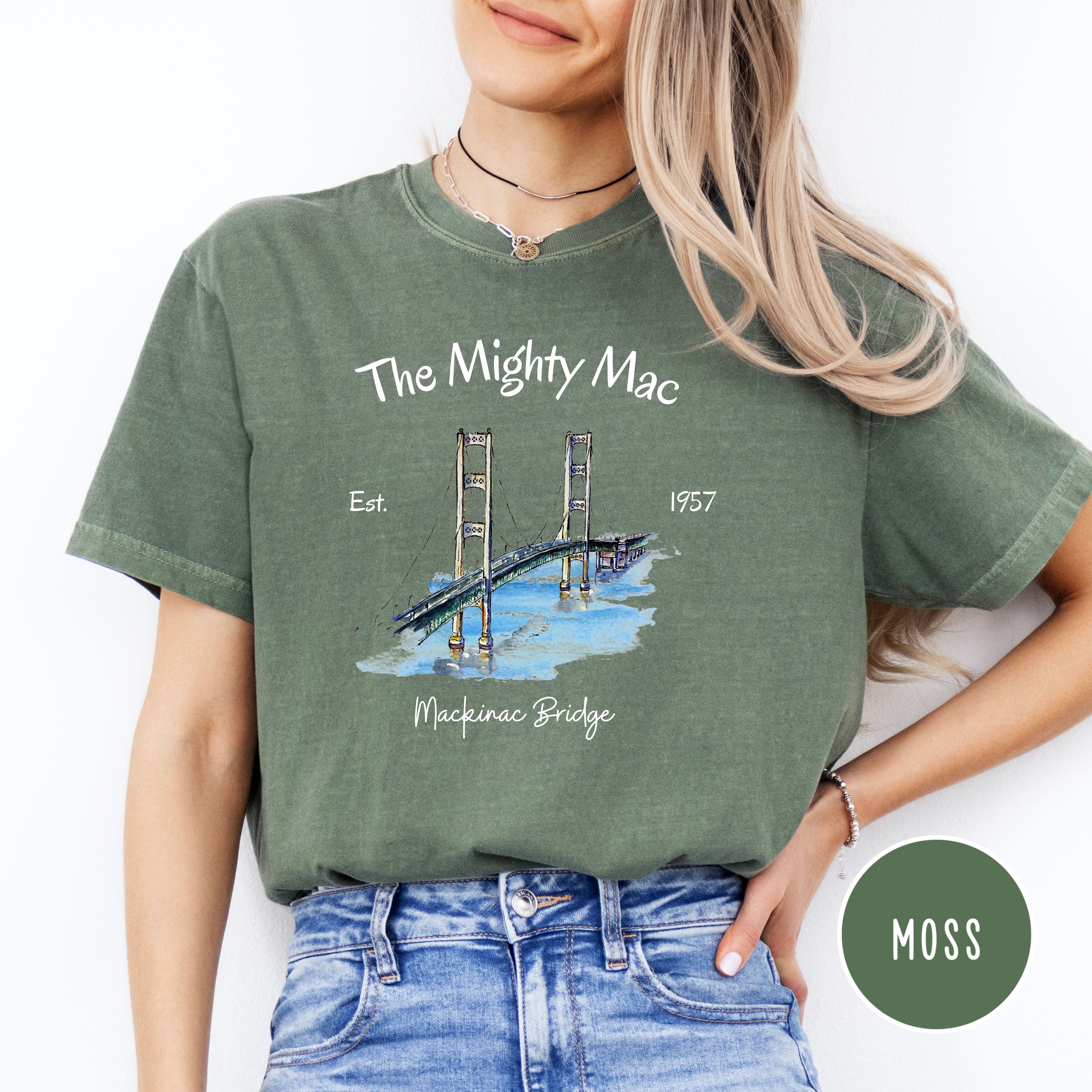 The Mighty Mac Mackinac Bridge Comfort Colors® Tee