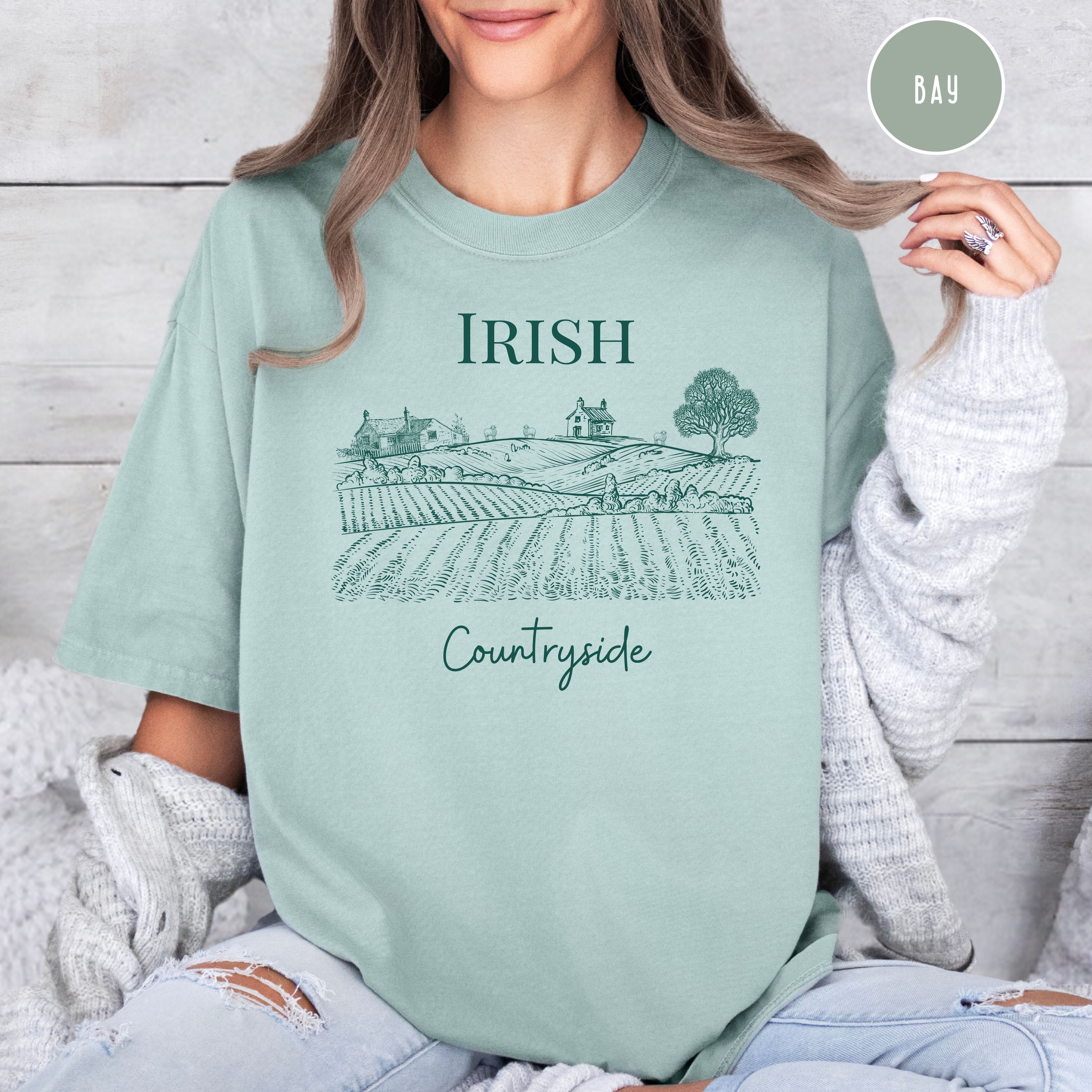 Irish Countryside Comfort Colors® Ireland Tee