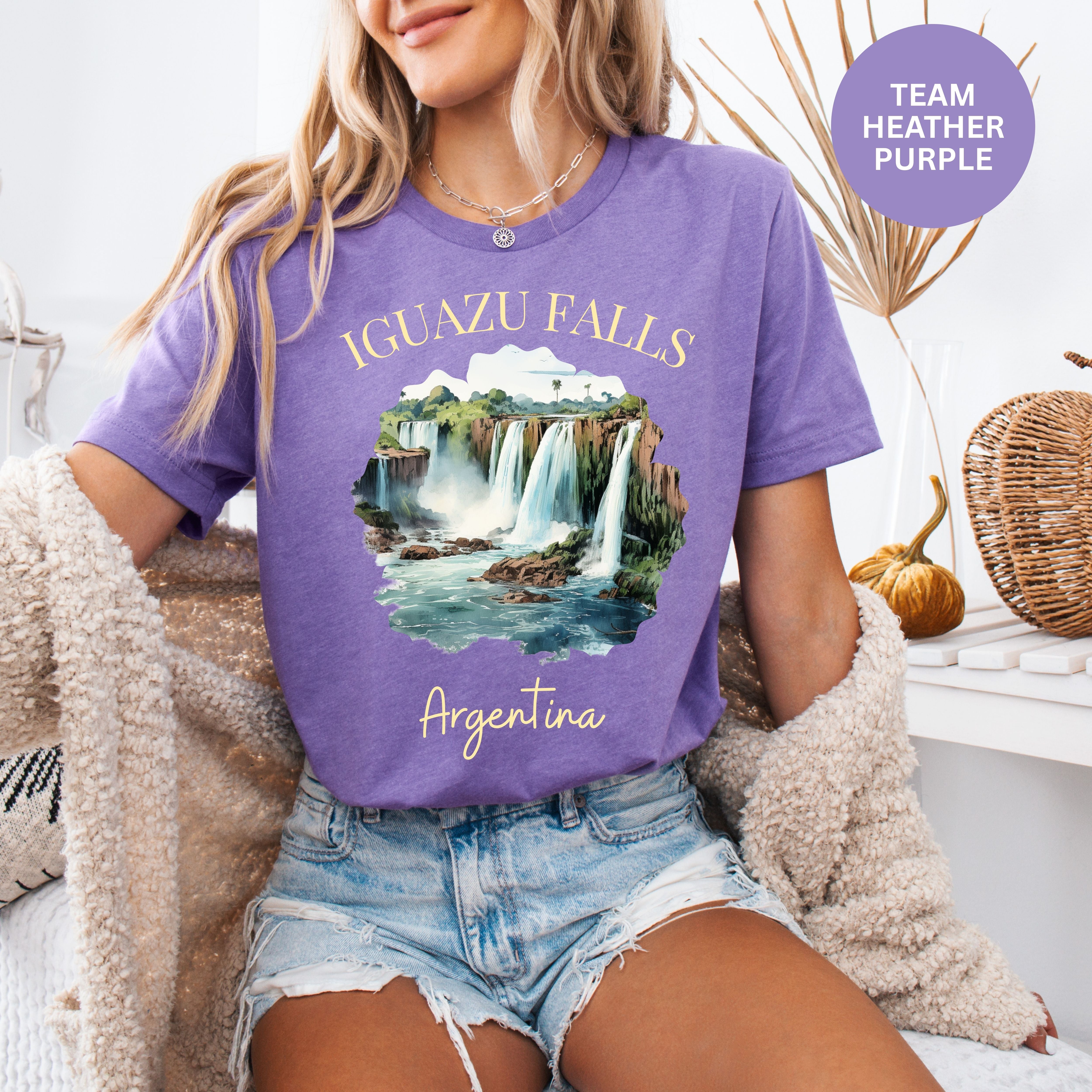 Iguazu Falls Argentina Bella Canvas Tee