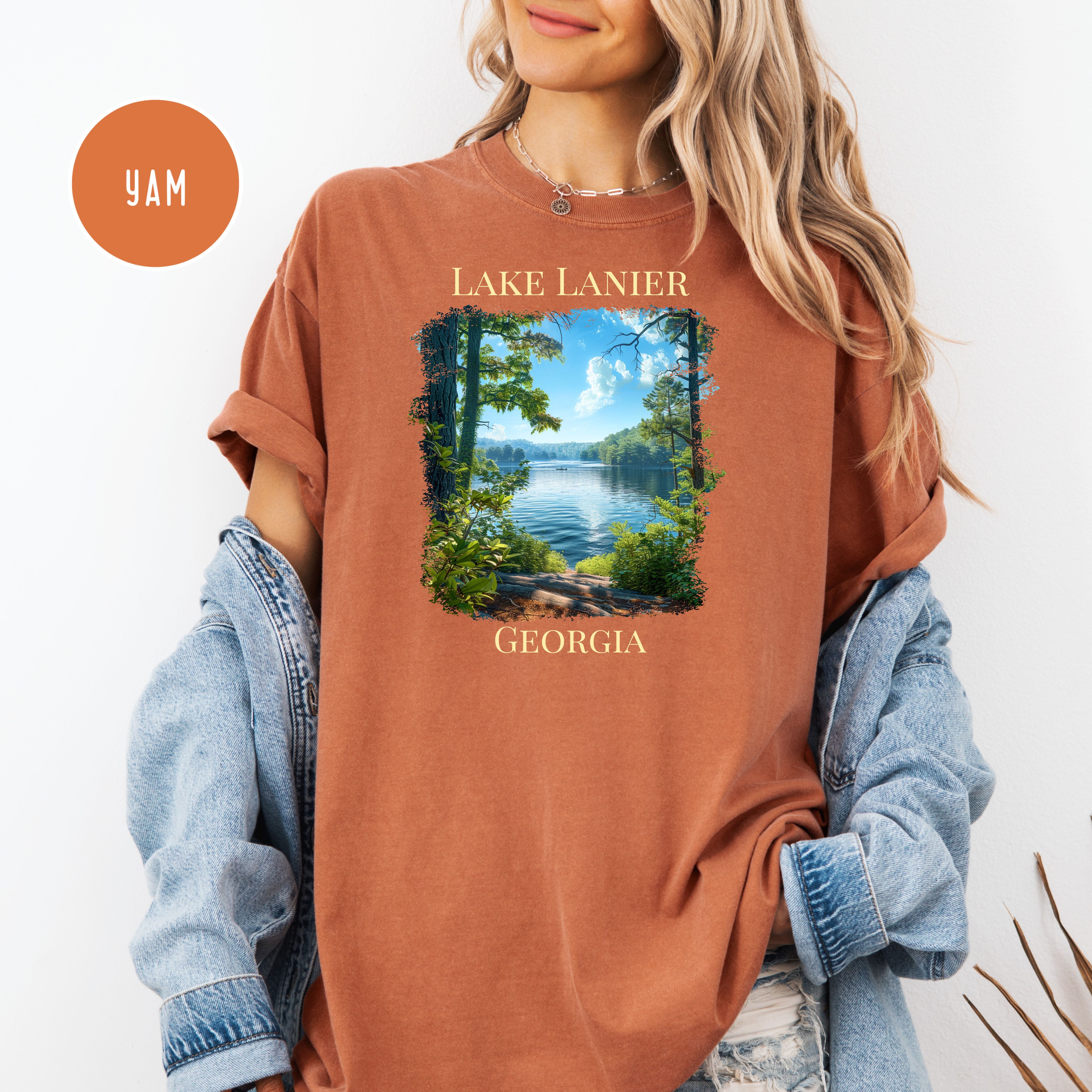 Lake Lanier Georgia Comfort Colors Tee