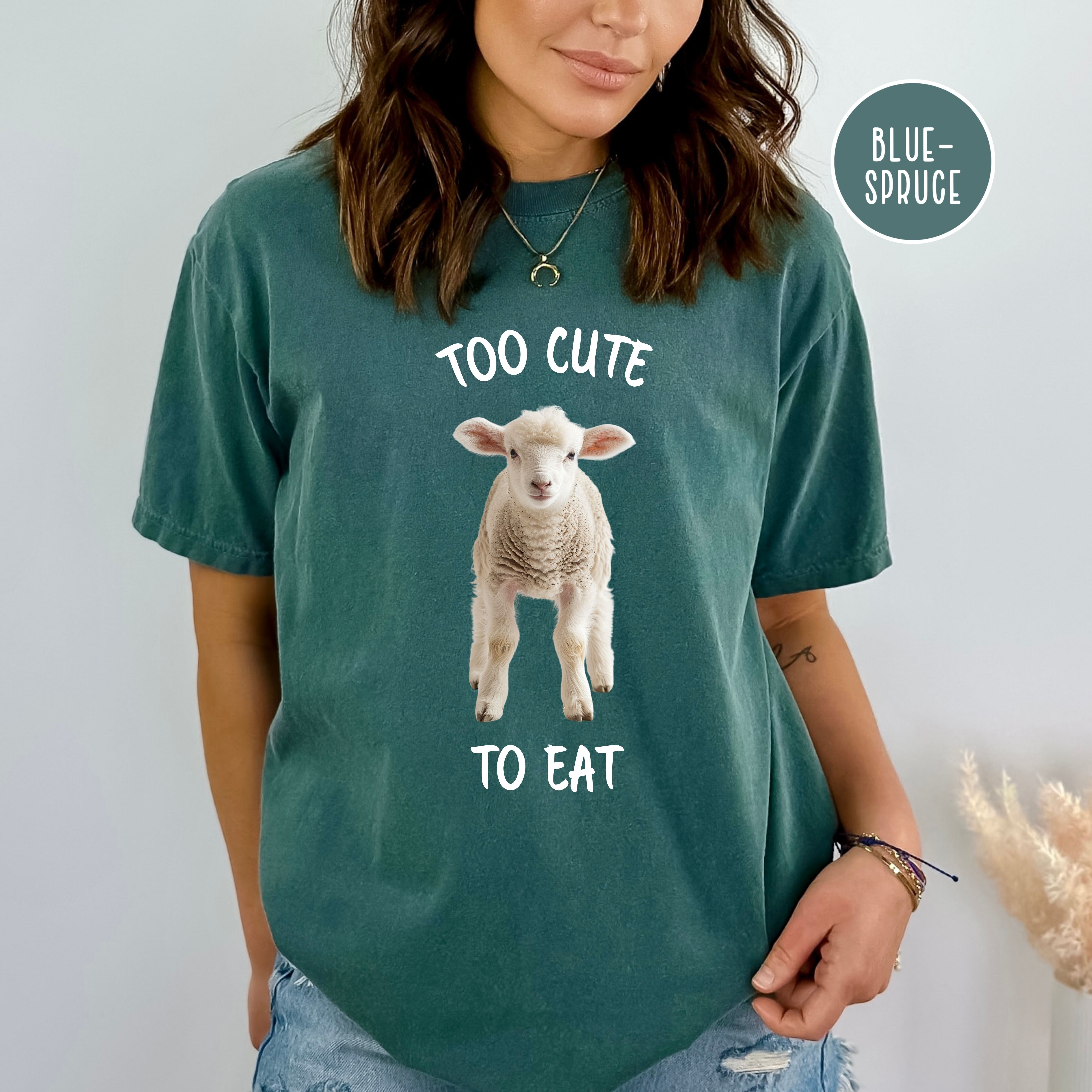 Too Cute To Eat Animal Rights Activist Comfort Colors® Tee